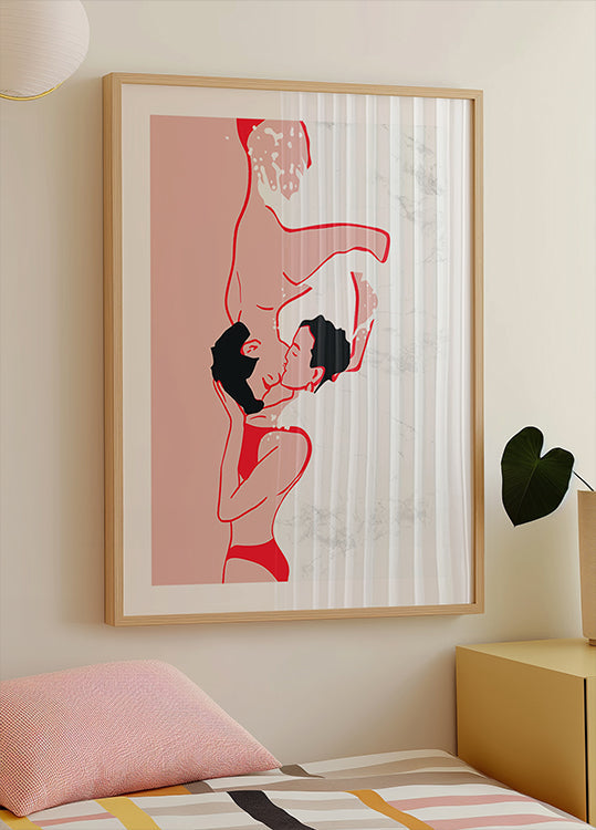 Ethereal Kiss In the Waves Plakat