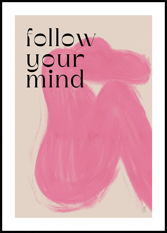 Pink Woman Plakat