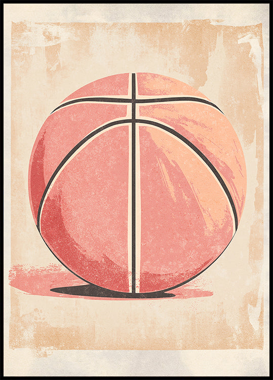 Basketball Ball Plakat