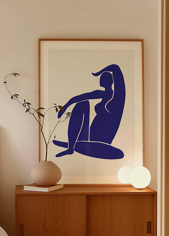 Figure Bleu Plakat