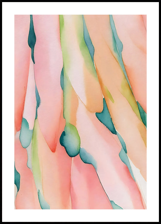 Blush Feathers Plakat
