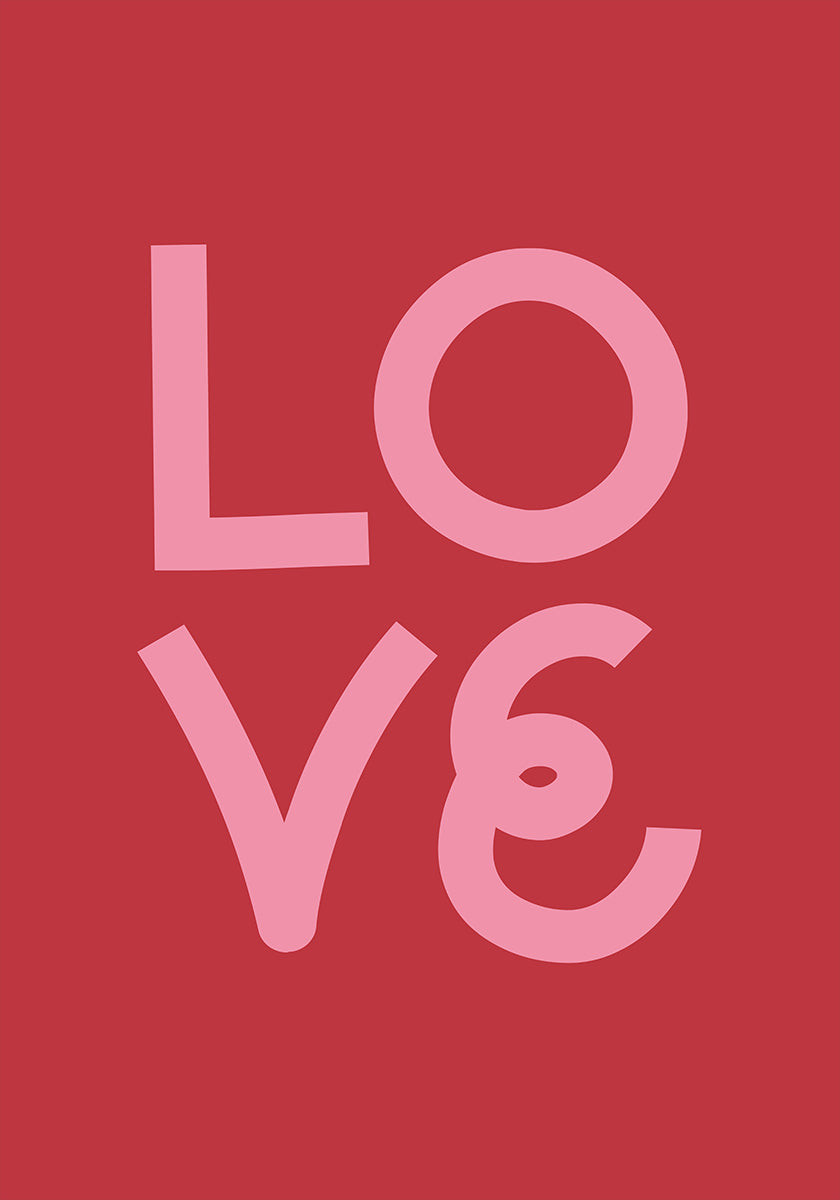 Love Red Plakat