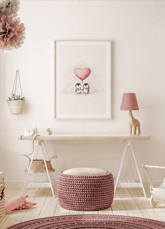 Penguin in Love Plakat