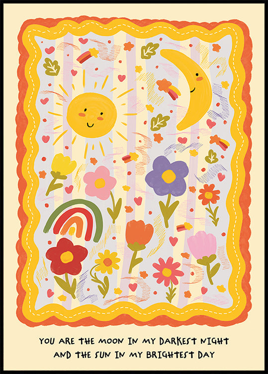 You Are My Moon and Sun Plakat