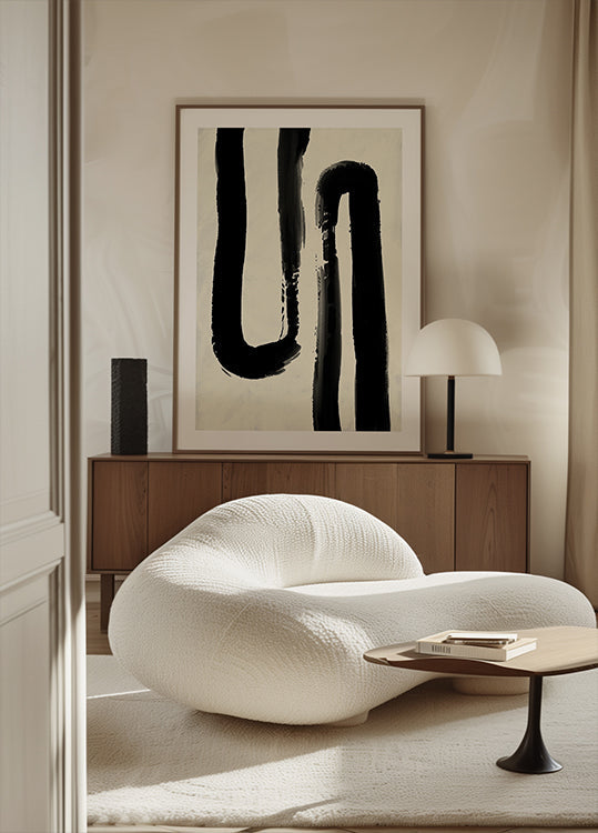 Monochrome Flow Plakat