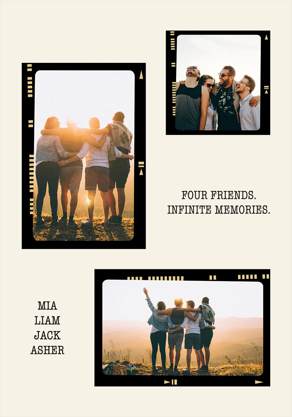 Analog Photofilm Personal Plakat