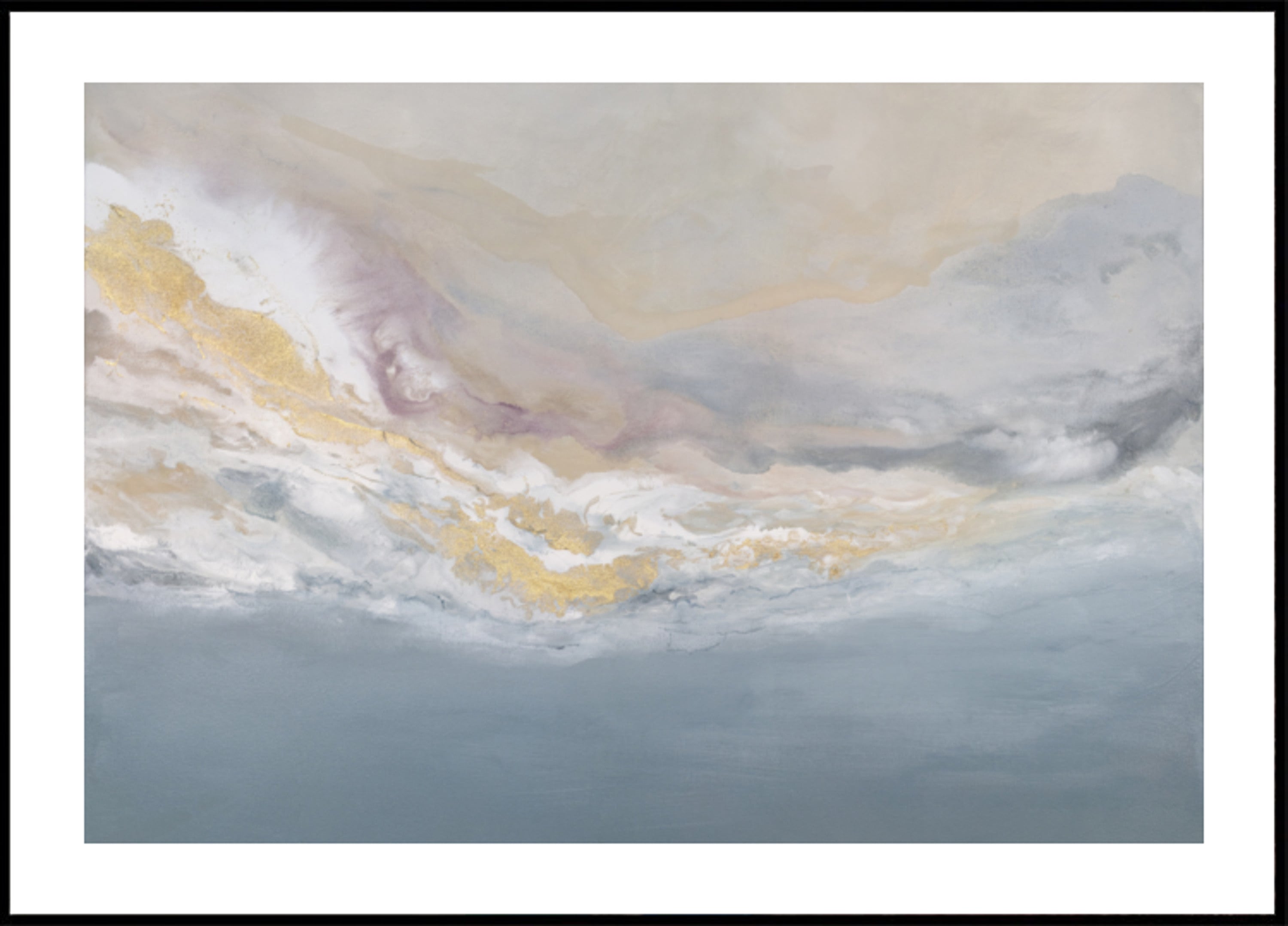 Swirling Clouds in Muted Tones