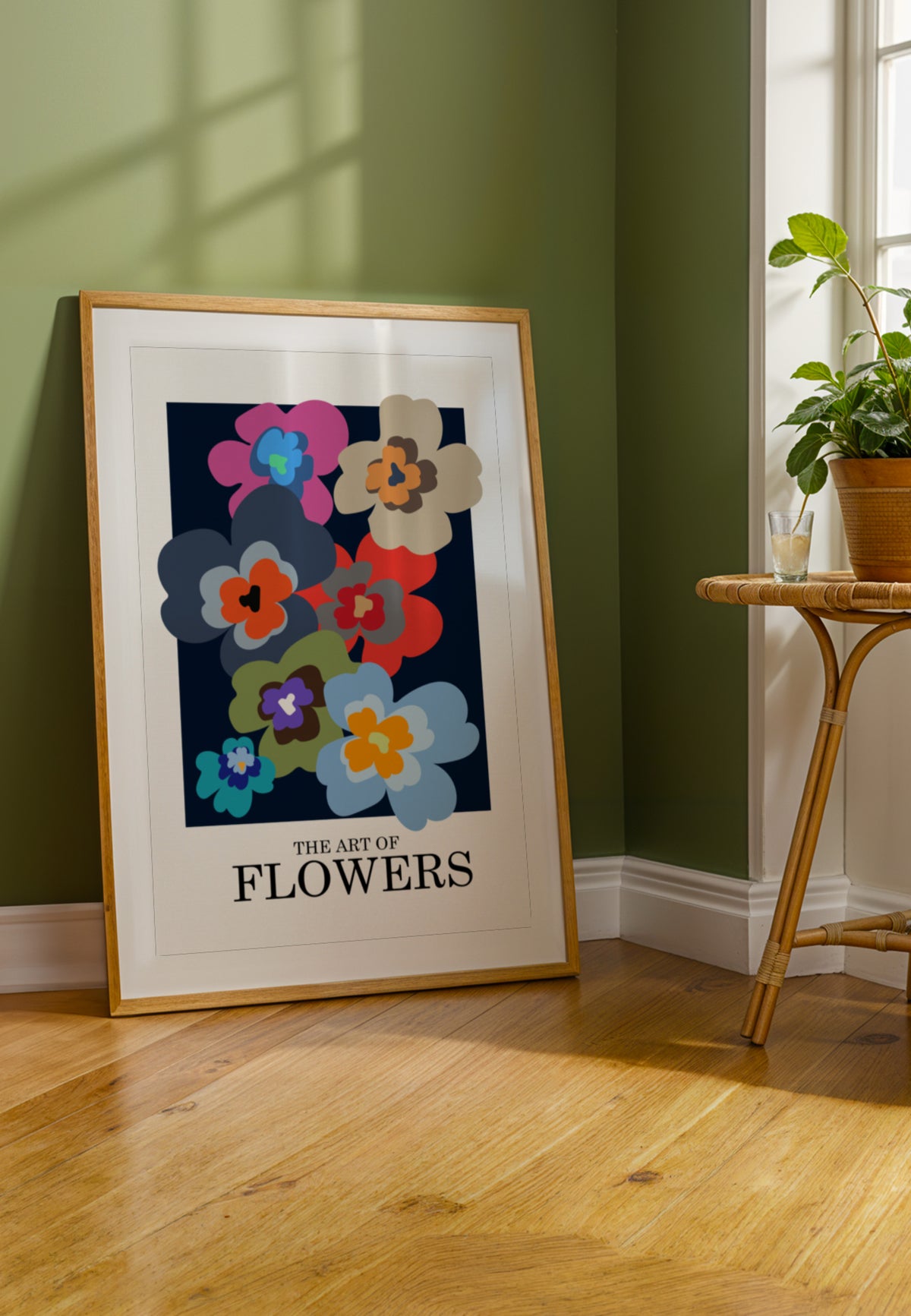 Colorful Abstract Flowers
