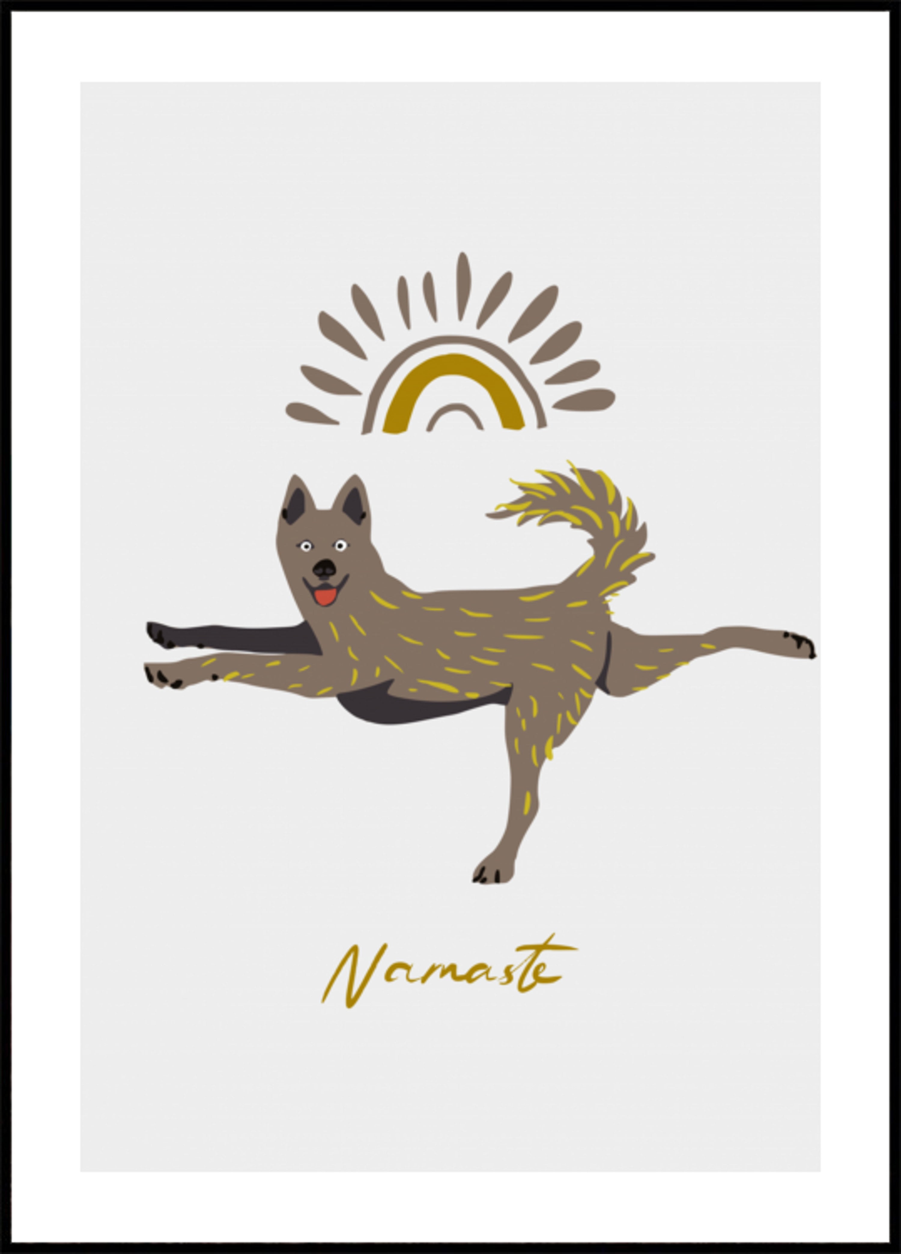 Yoga Dog Namaste