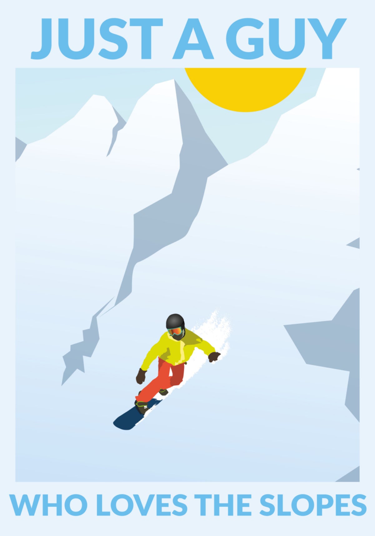 Snowboarding Mountain Adventure