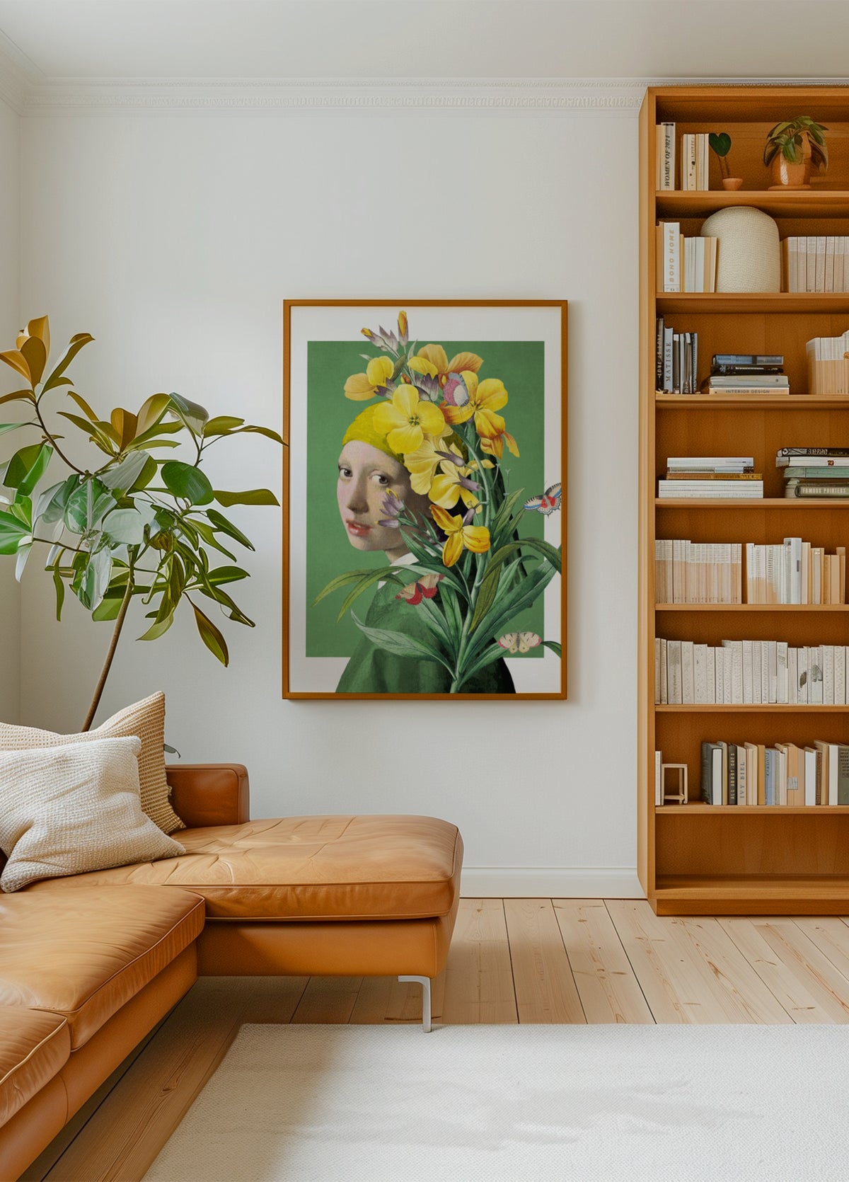 Yellow Floral Portrait