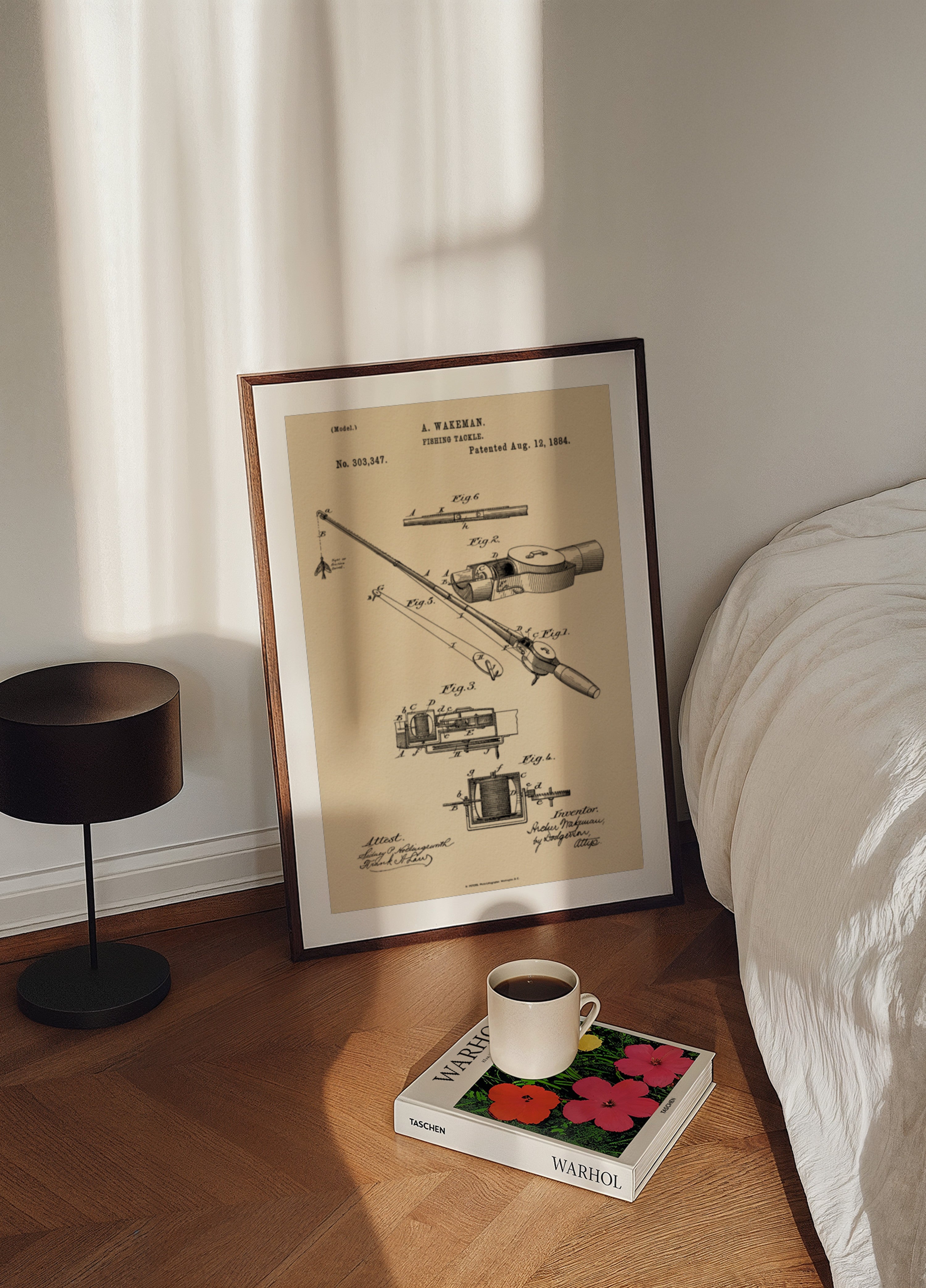 Vintage Fishing Tackle Patent