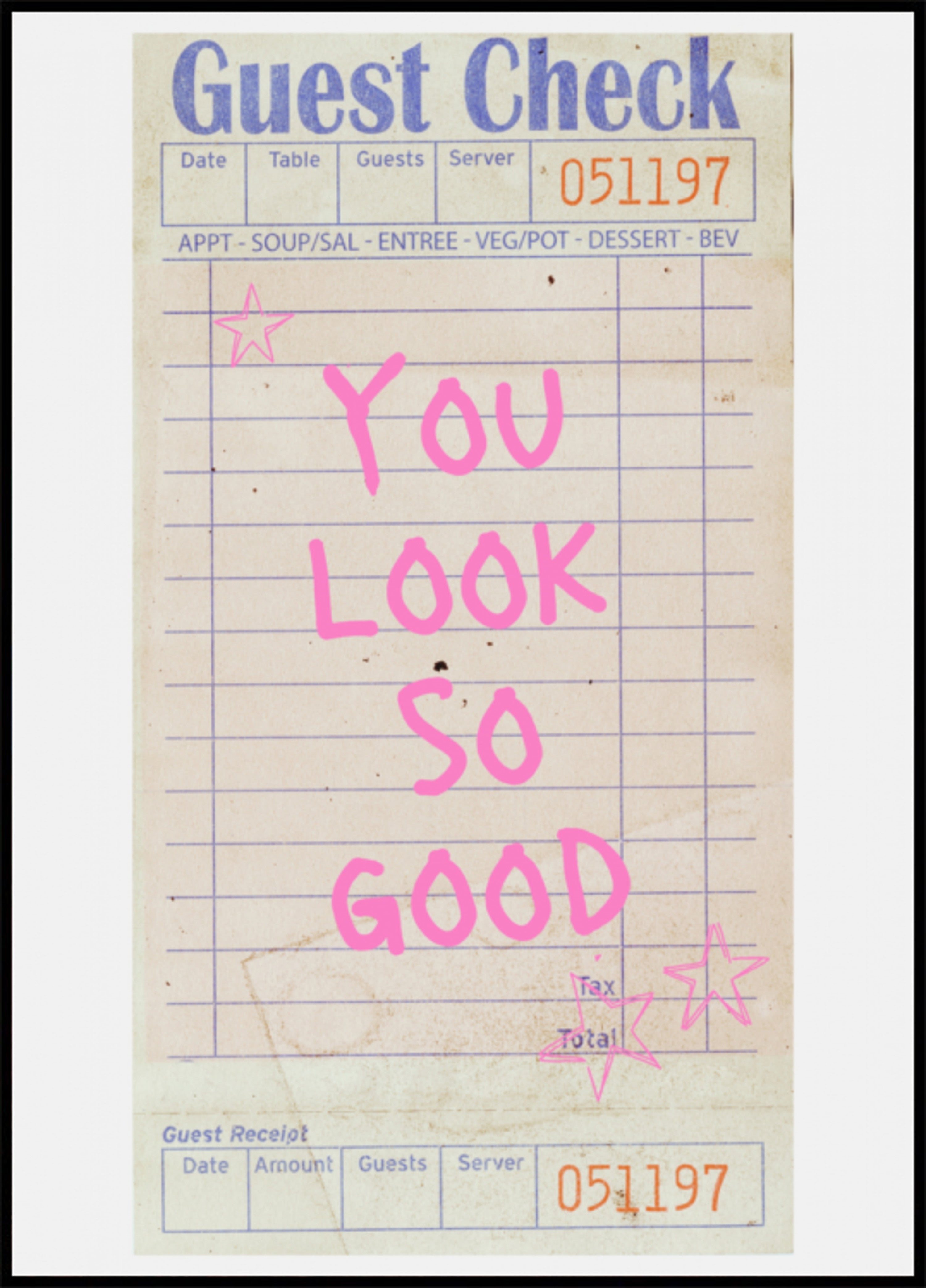 You Look So Good Check