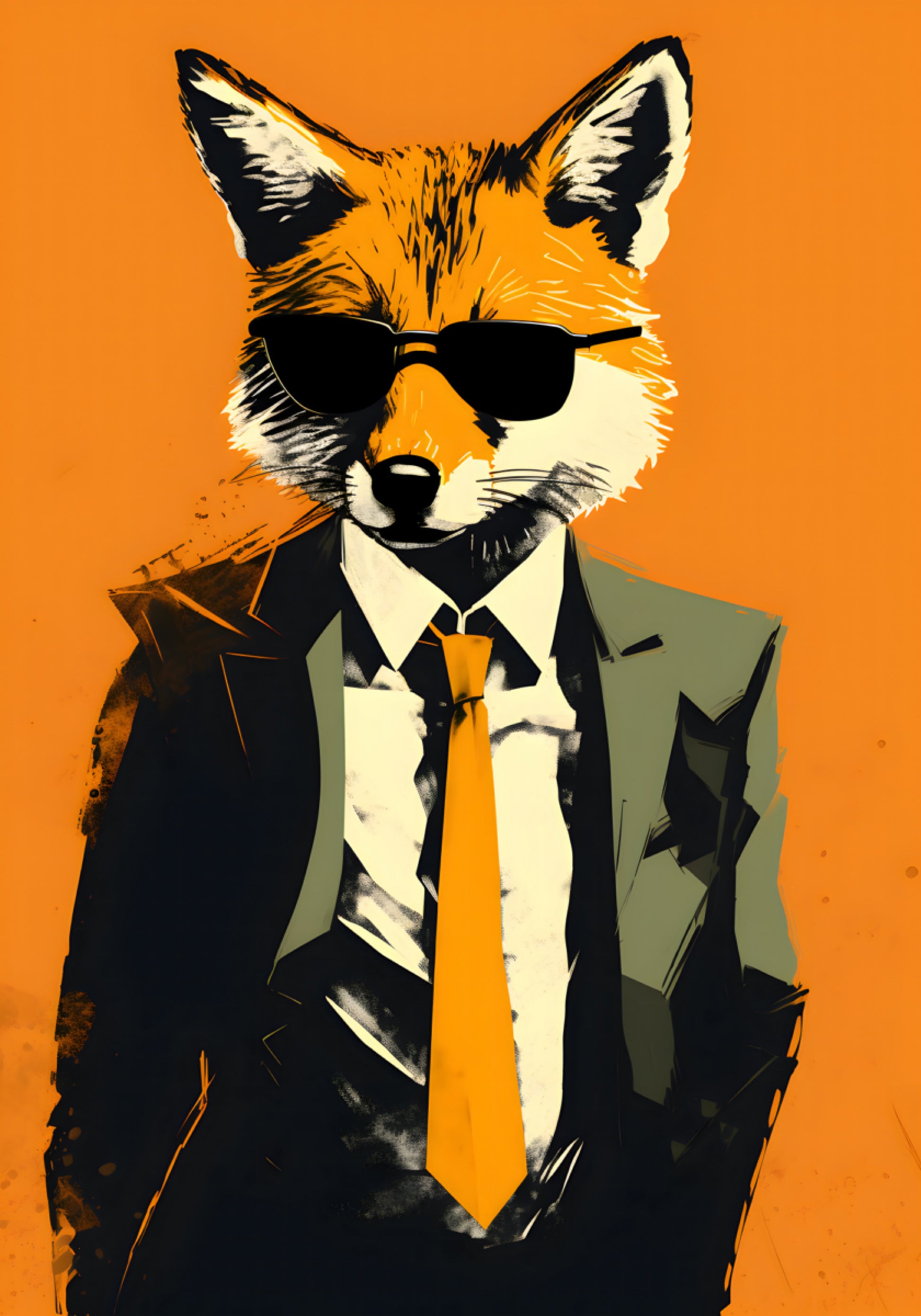 Dapper Fox Portrait