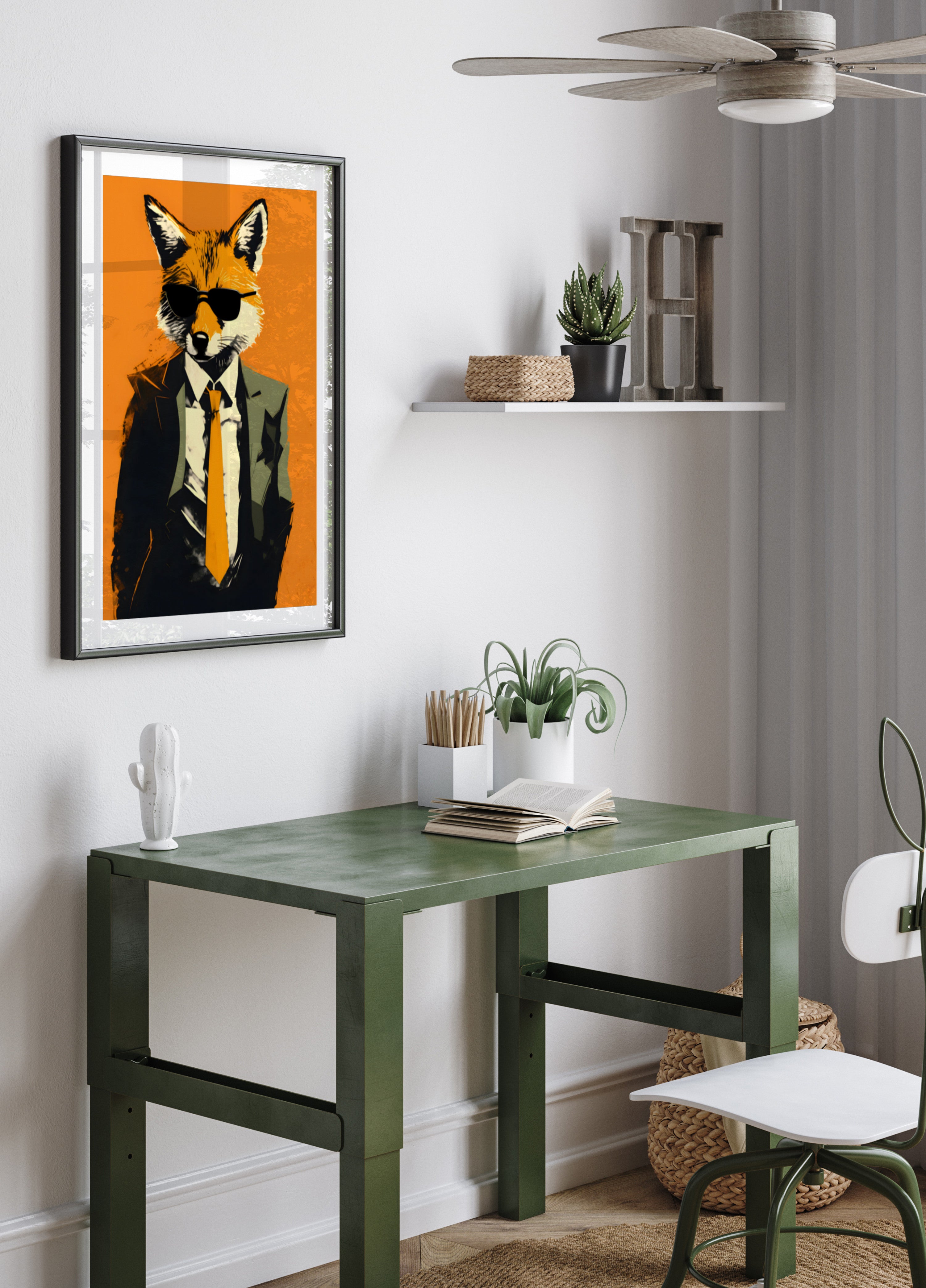 Dapper Fox Portrait