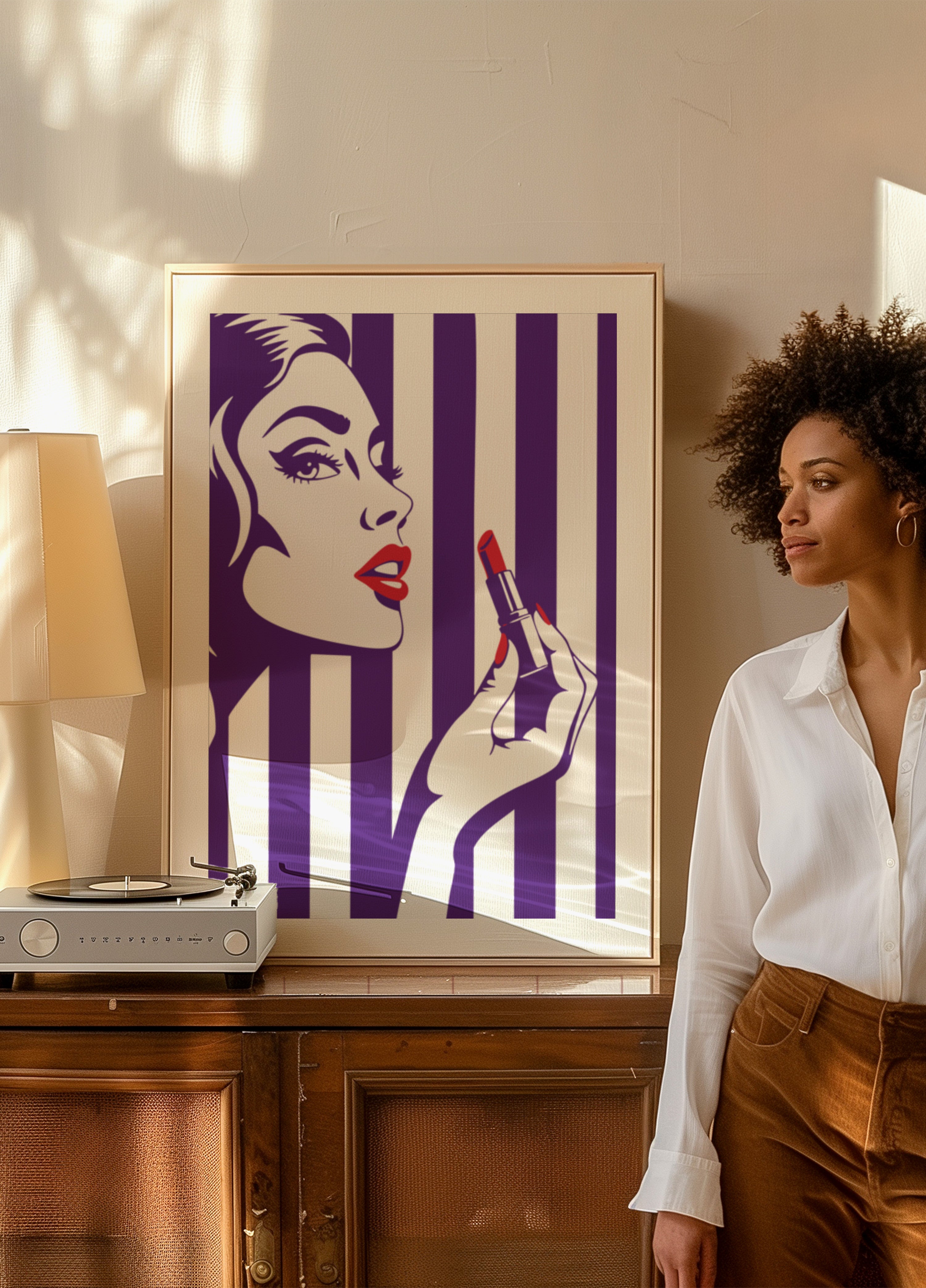 Bold Lipstick Glamour