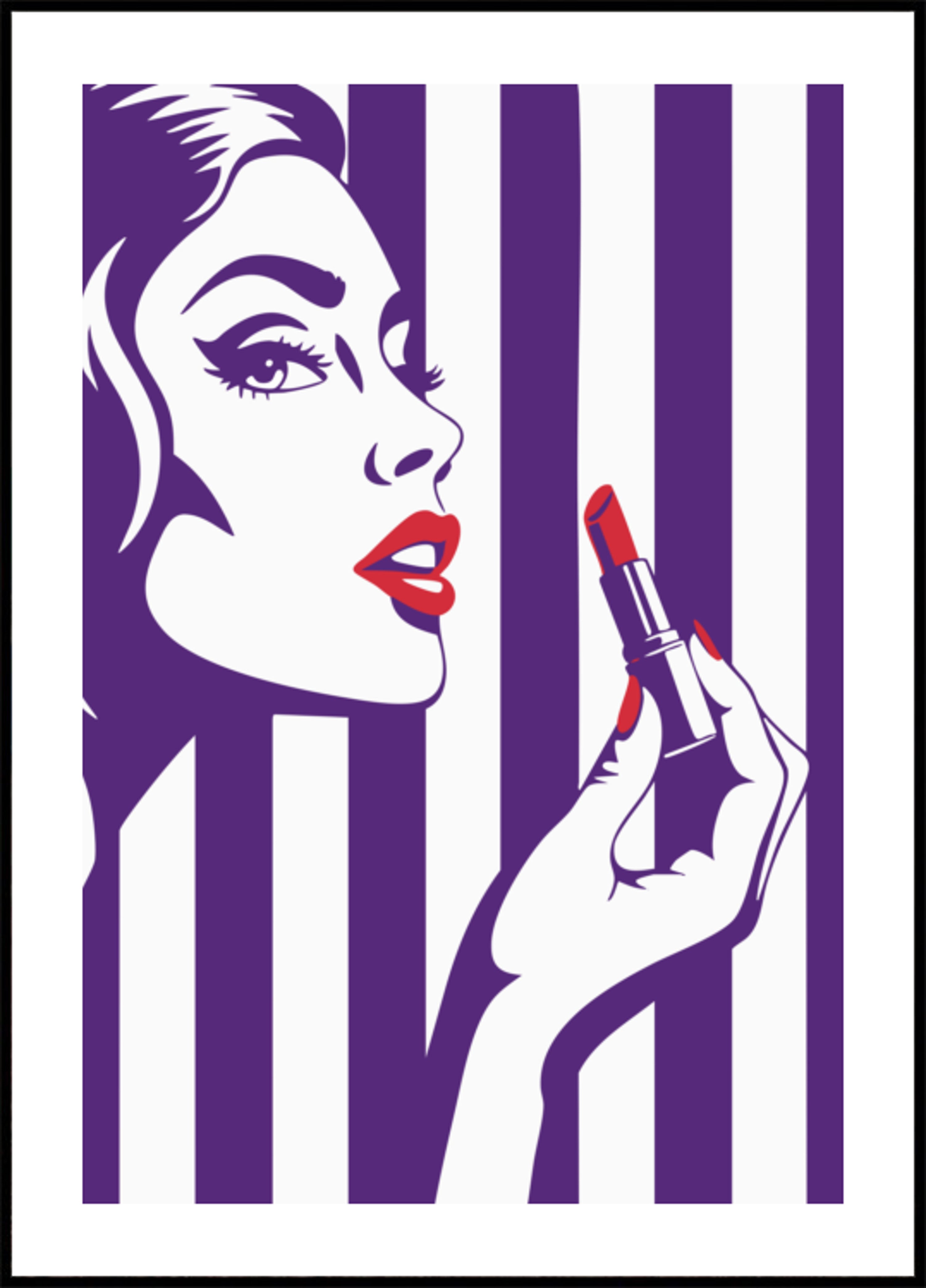 Bold Lipstick Glamour
