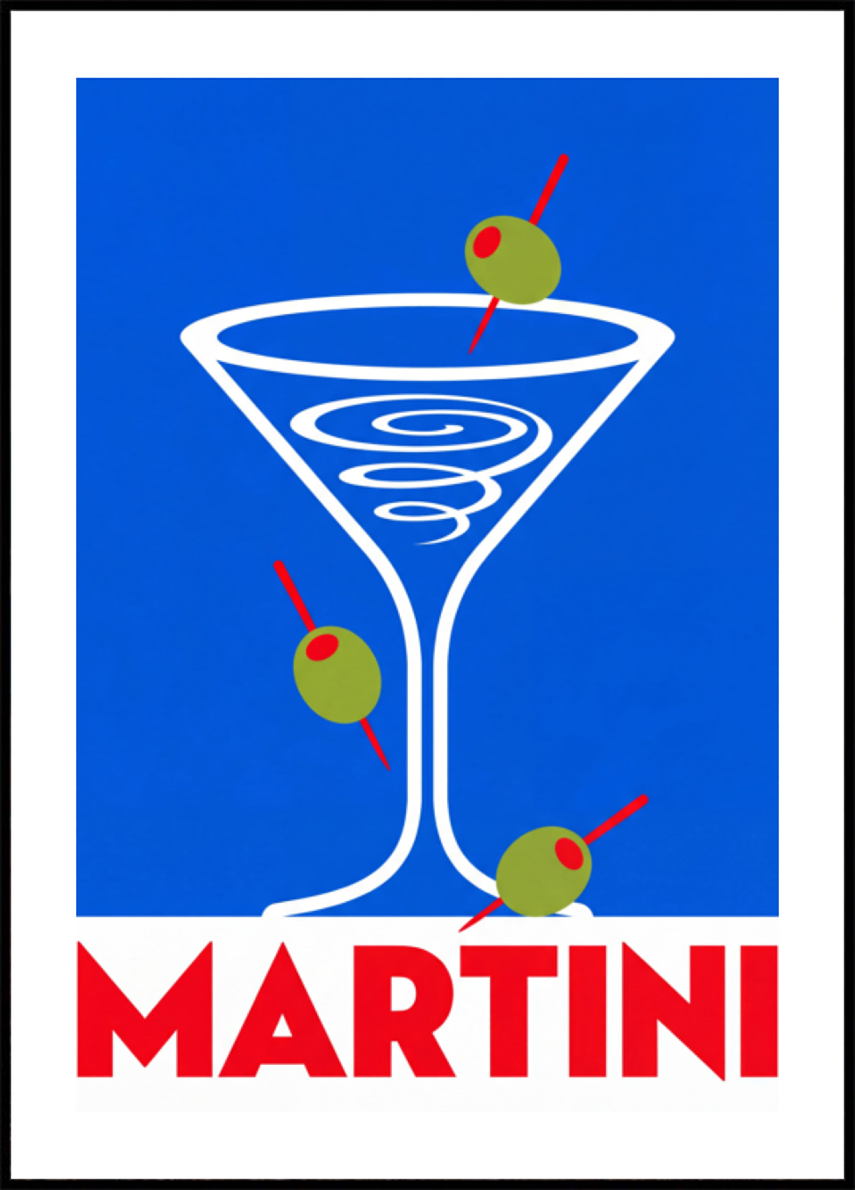 Classic Blue Martini