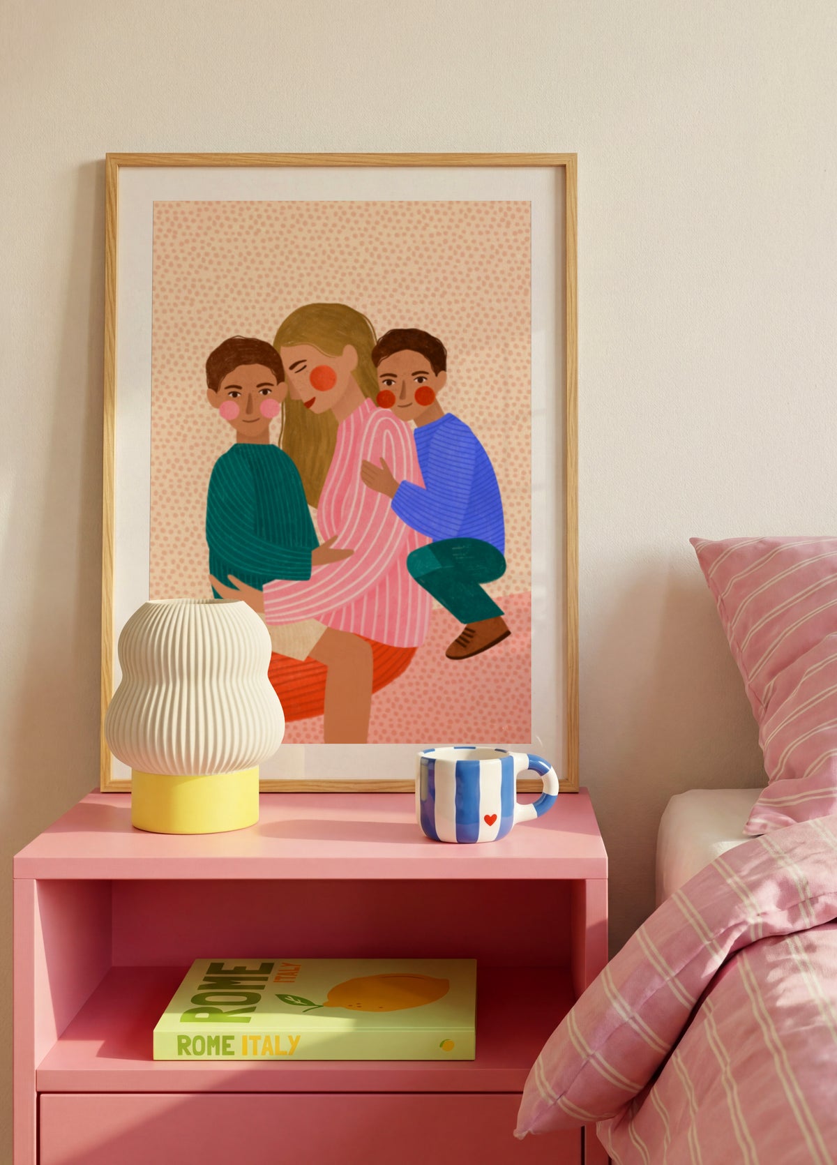 Joyful Family Hug