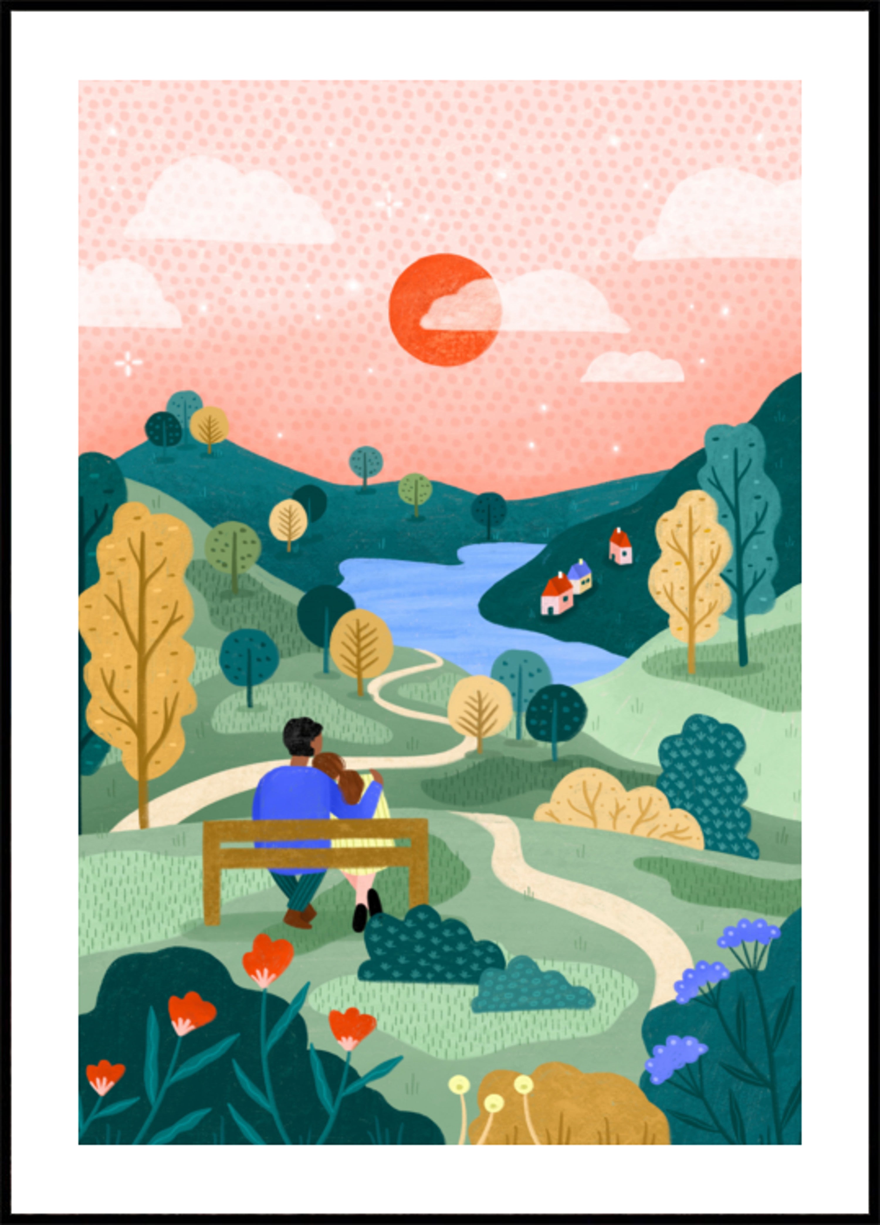 Couple's Peaceful Horizon
