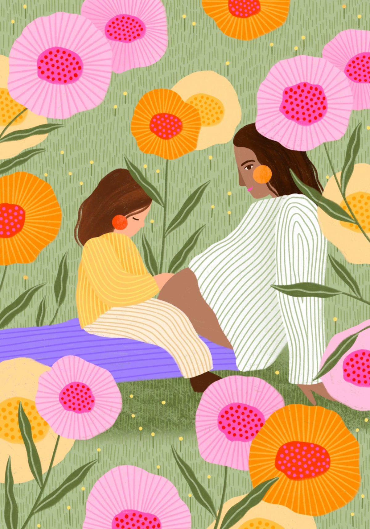 Gentle Day In Flowers