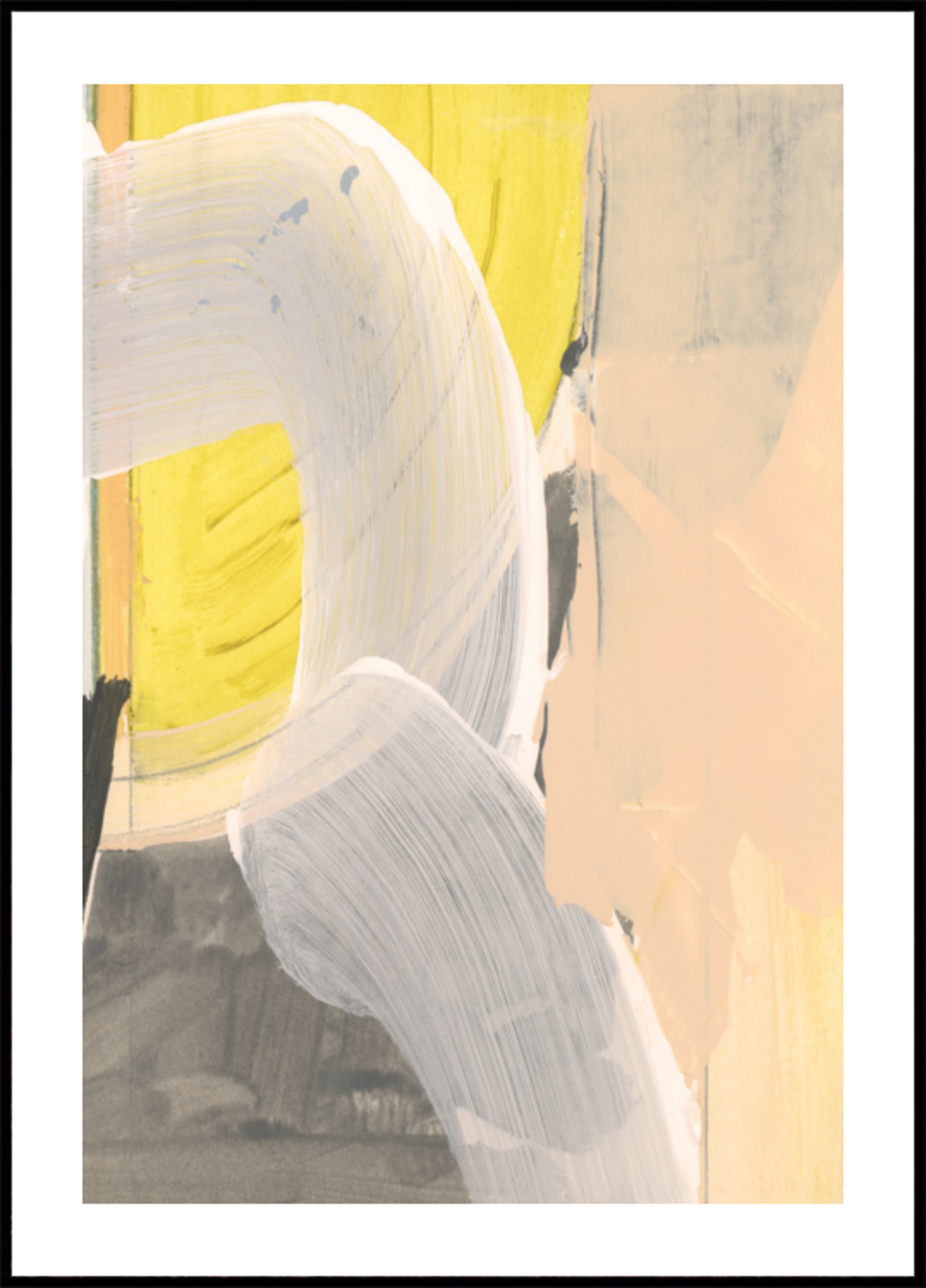 Yellow Abstract Flow