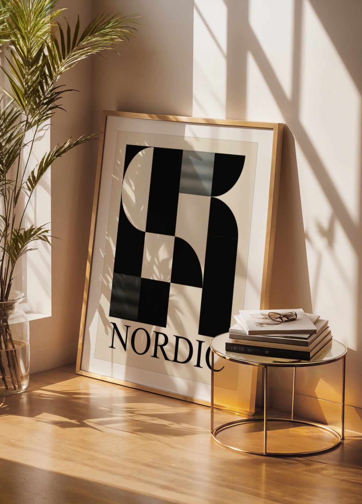 Nordic Geometric Abstract