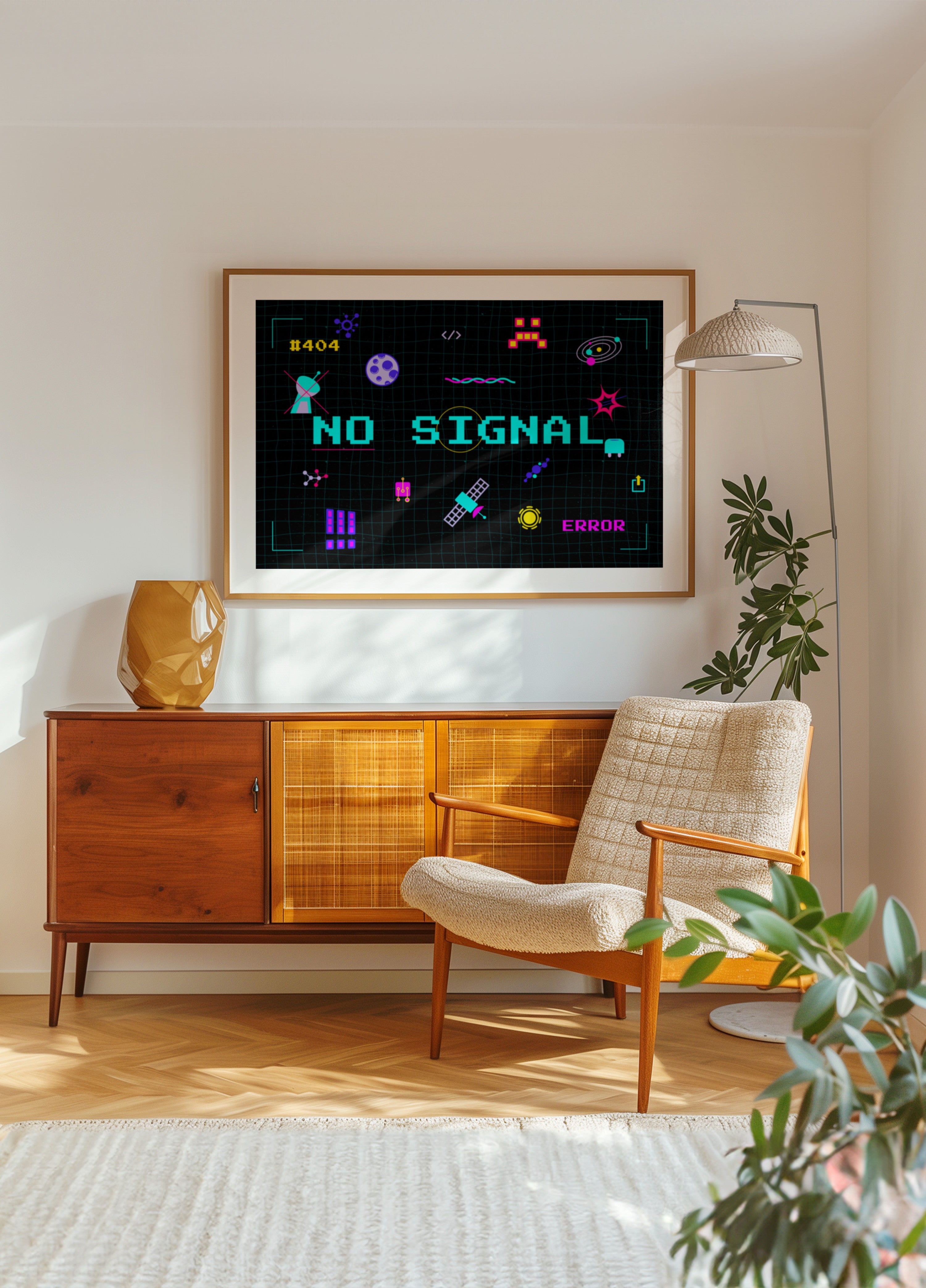 Retro Pixel No Signal