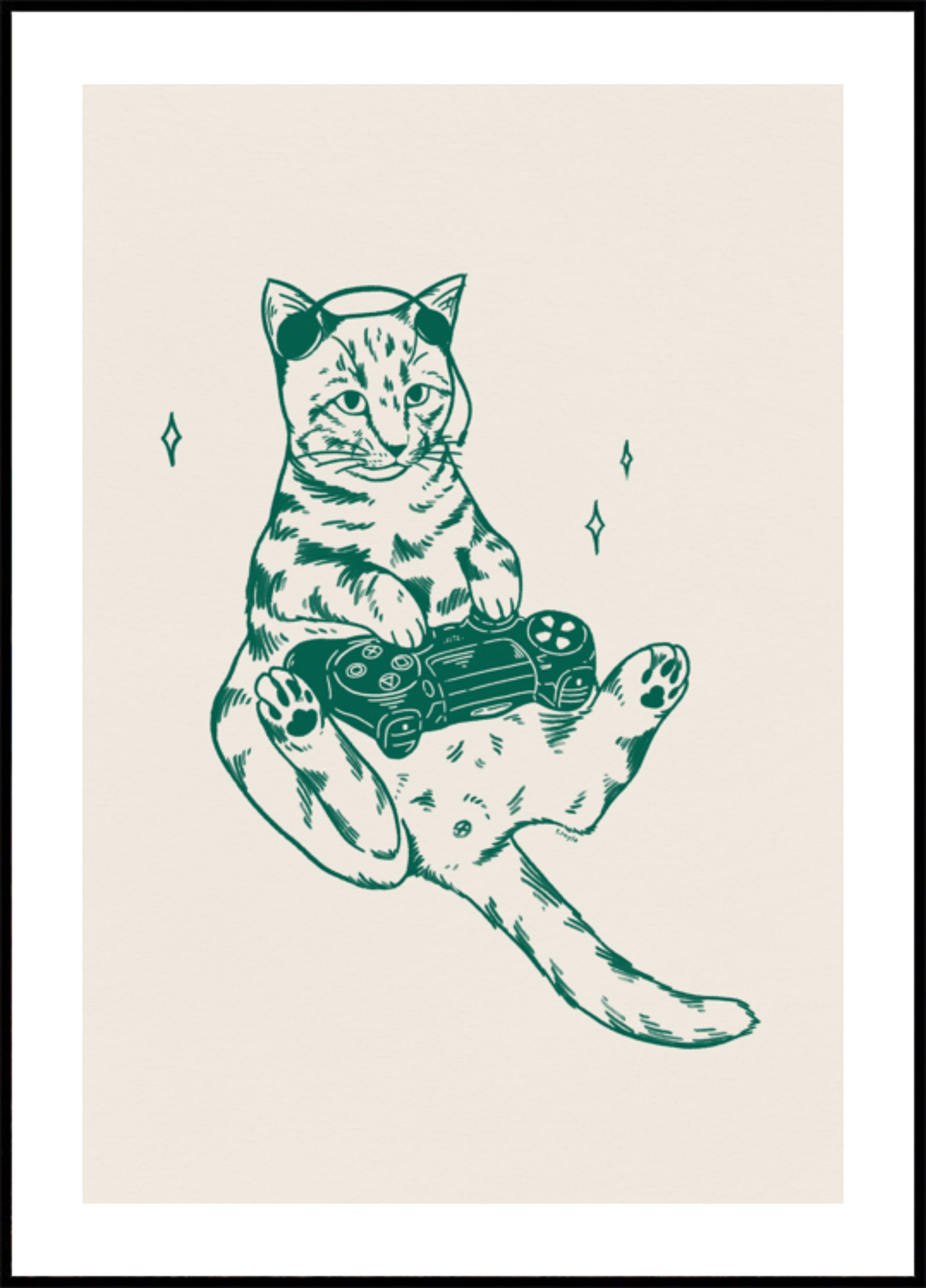 Gamer Cat Chill