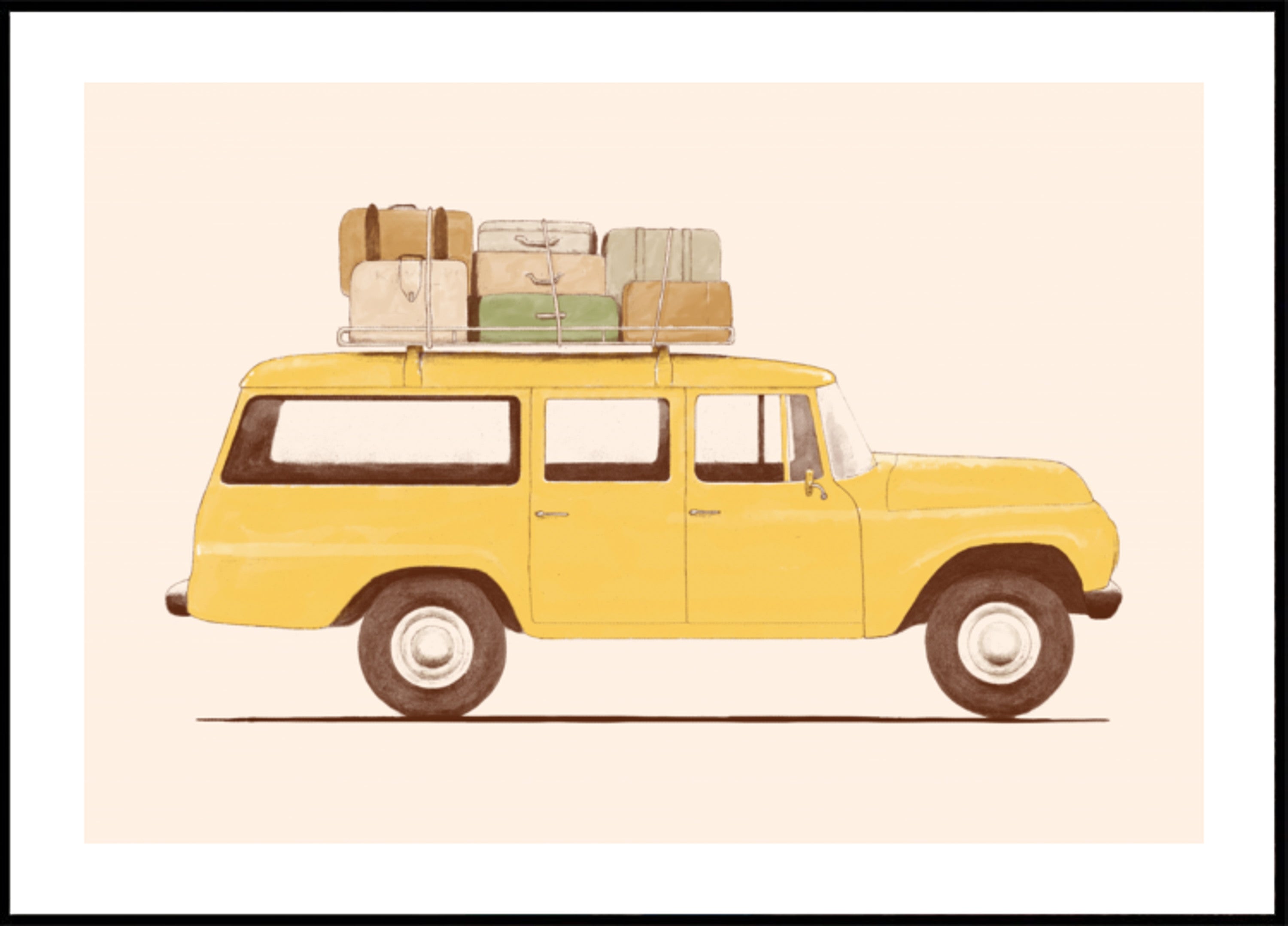 Vintage roadtrip-bil