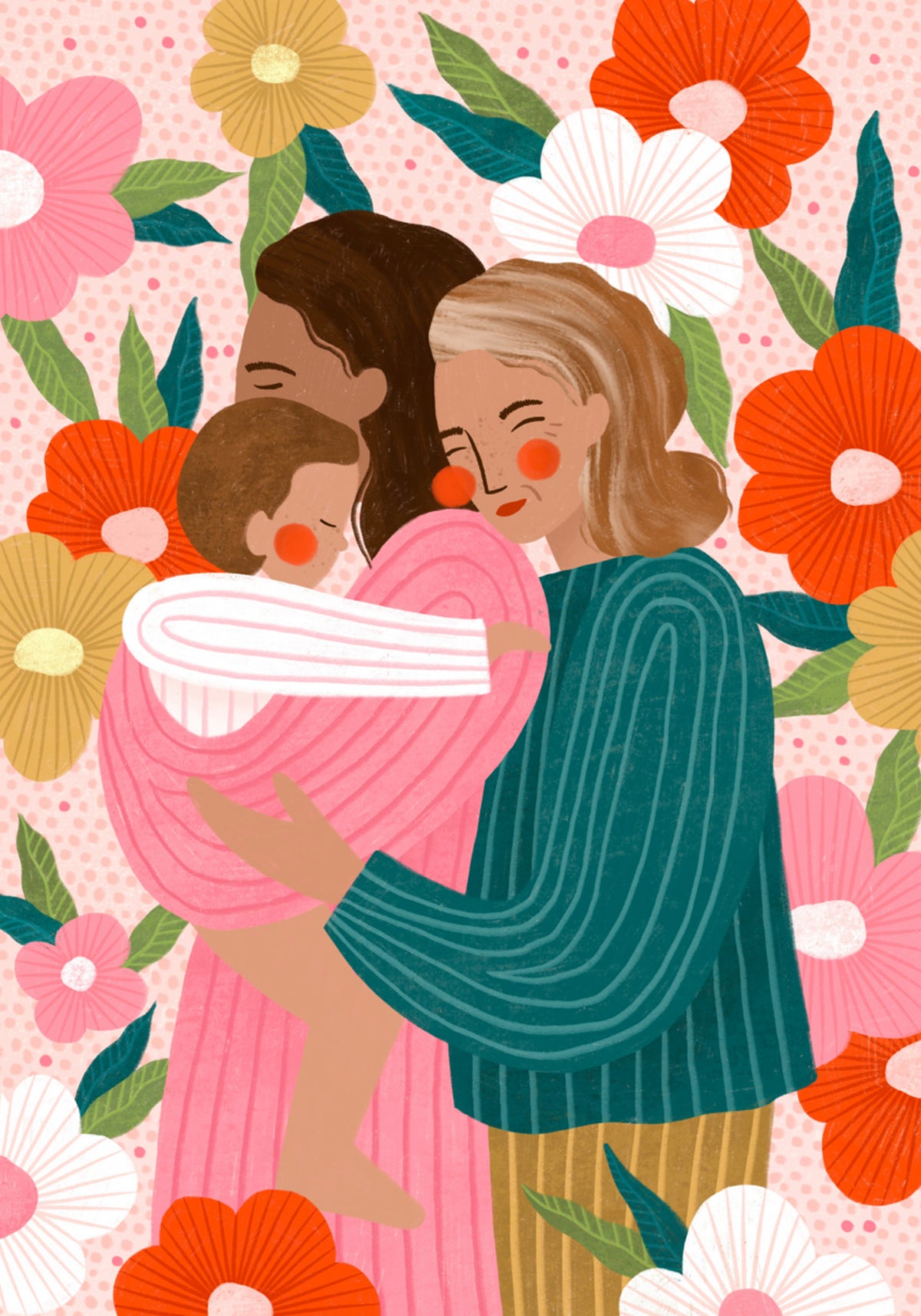 THREE GENERATIONS OF MOTHERHOOD