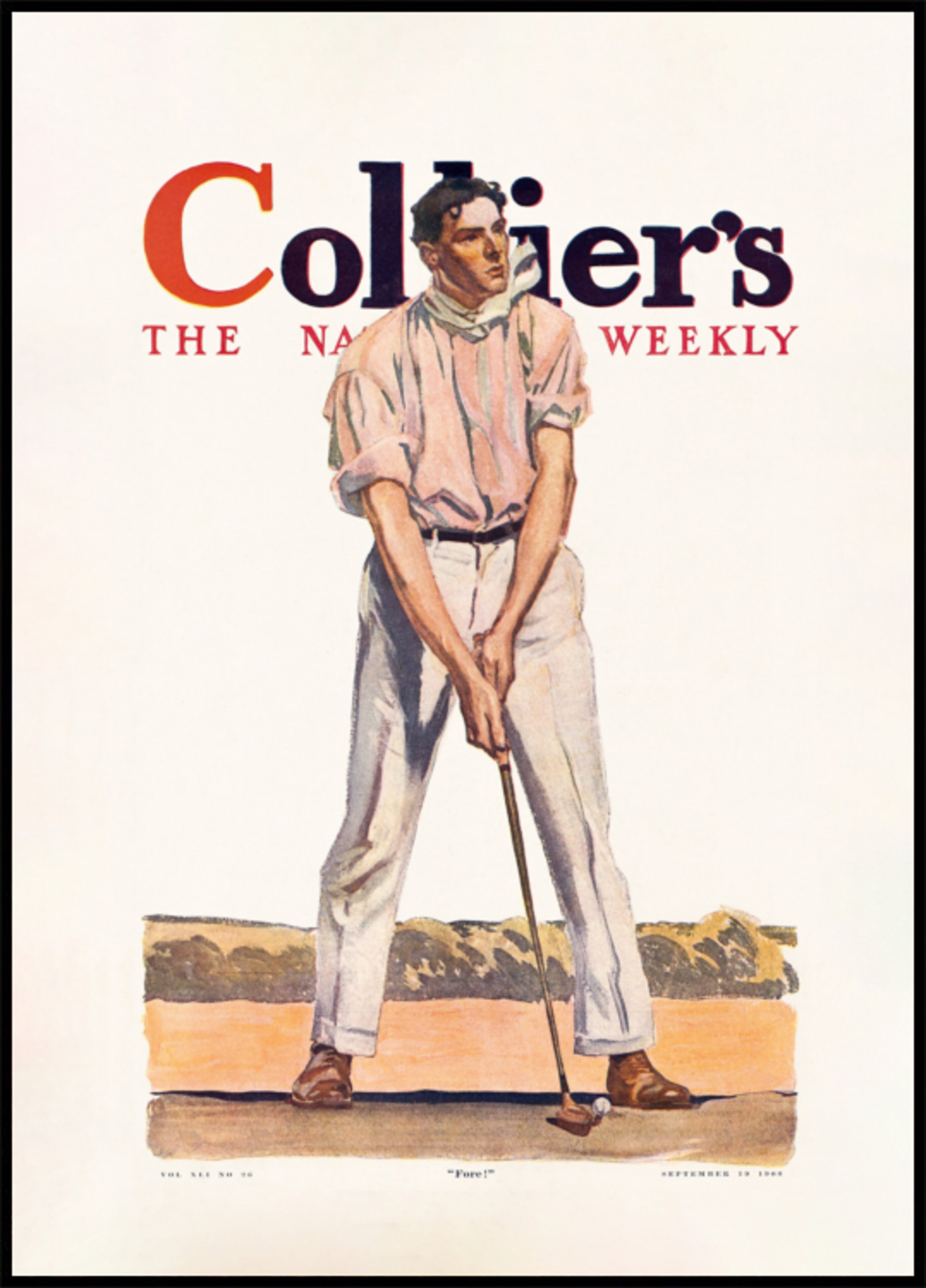 Collier's Golf (1908), Vintage Man