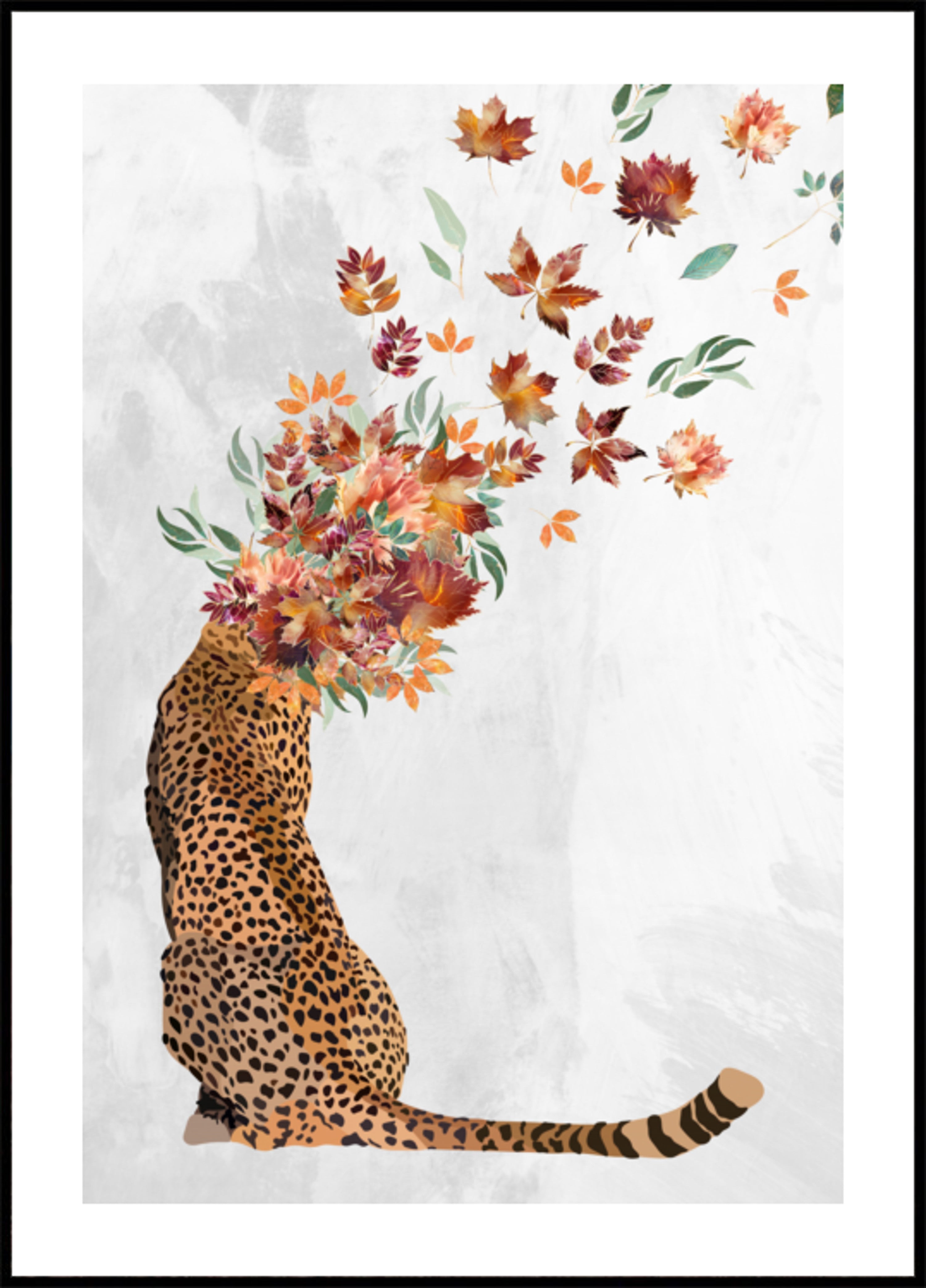 Autumn Leaf Cheetah