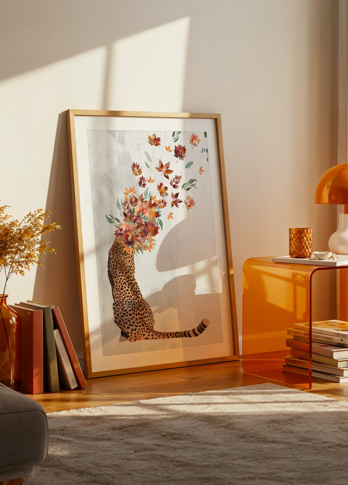 Autumn Leaf Cheetah