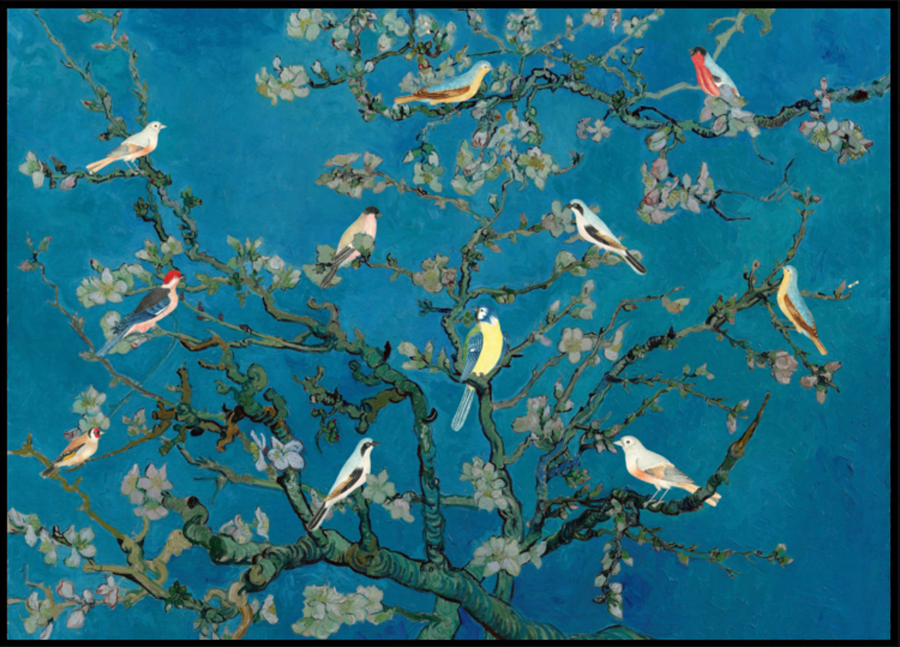 Birds Among Blossoms