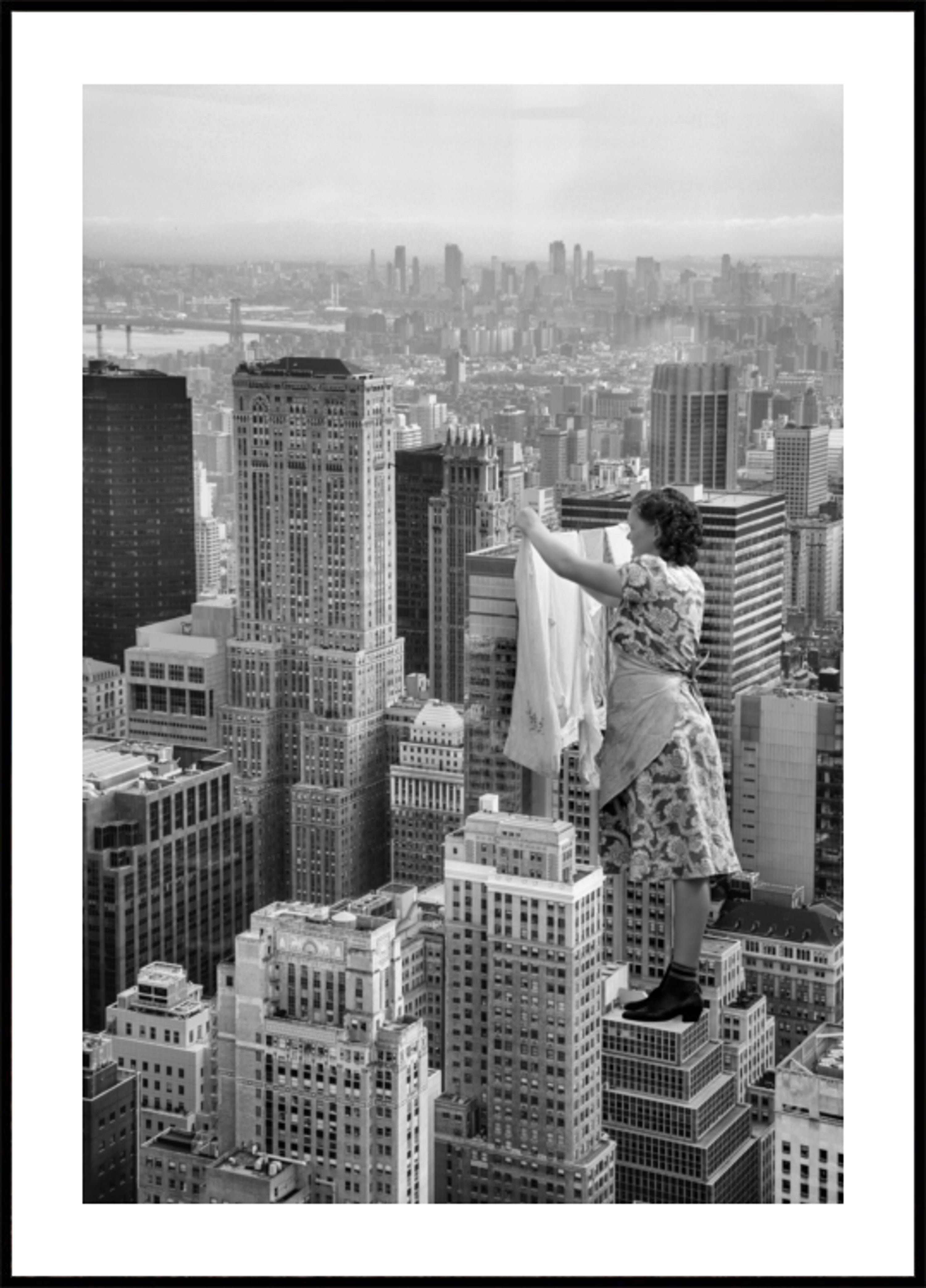 Rooftop Laundry Day