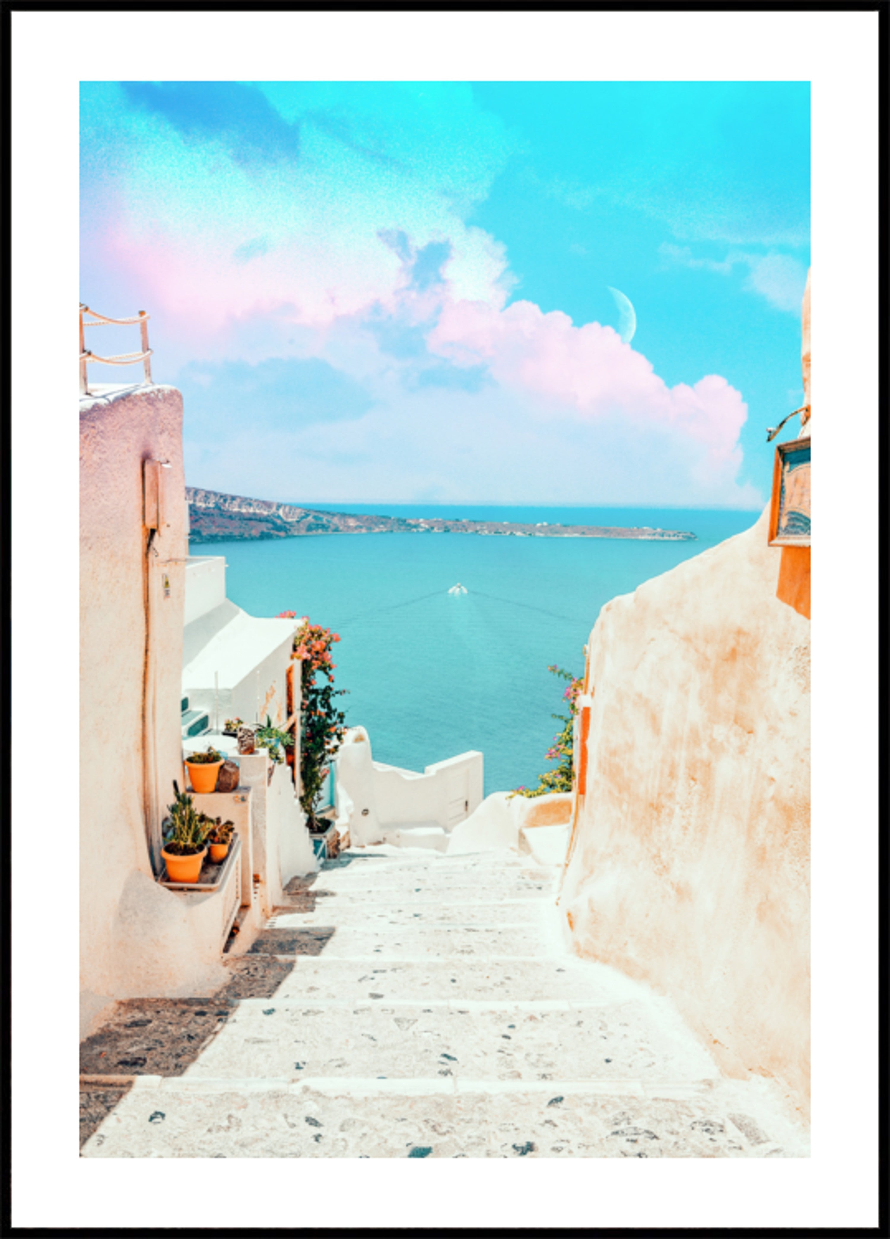 Dreamy Aegean Stairway