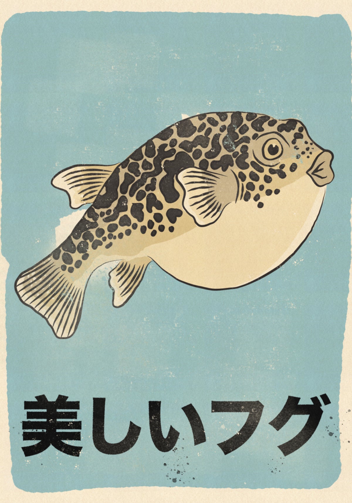 Beautiful Fugu Pufferfish