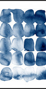 Indigo Watercolor Shapes