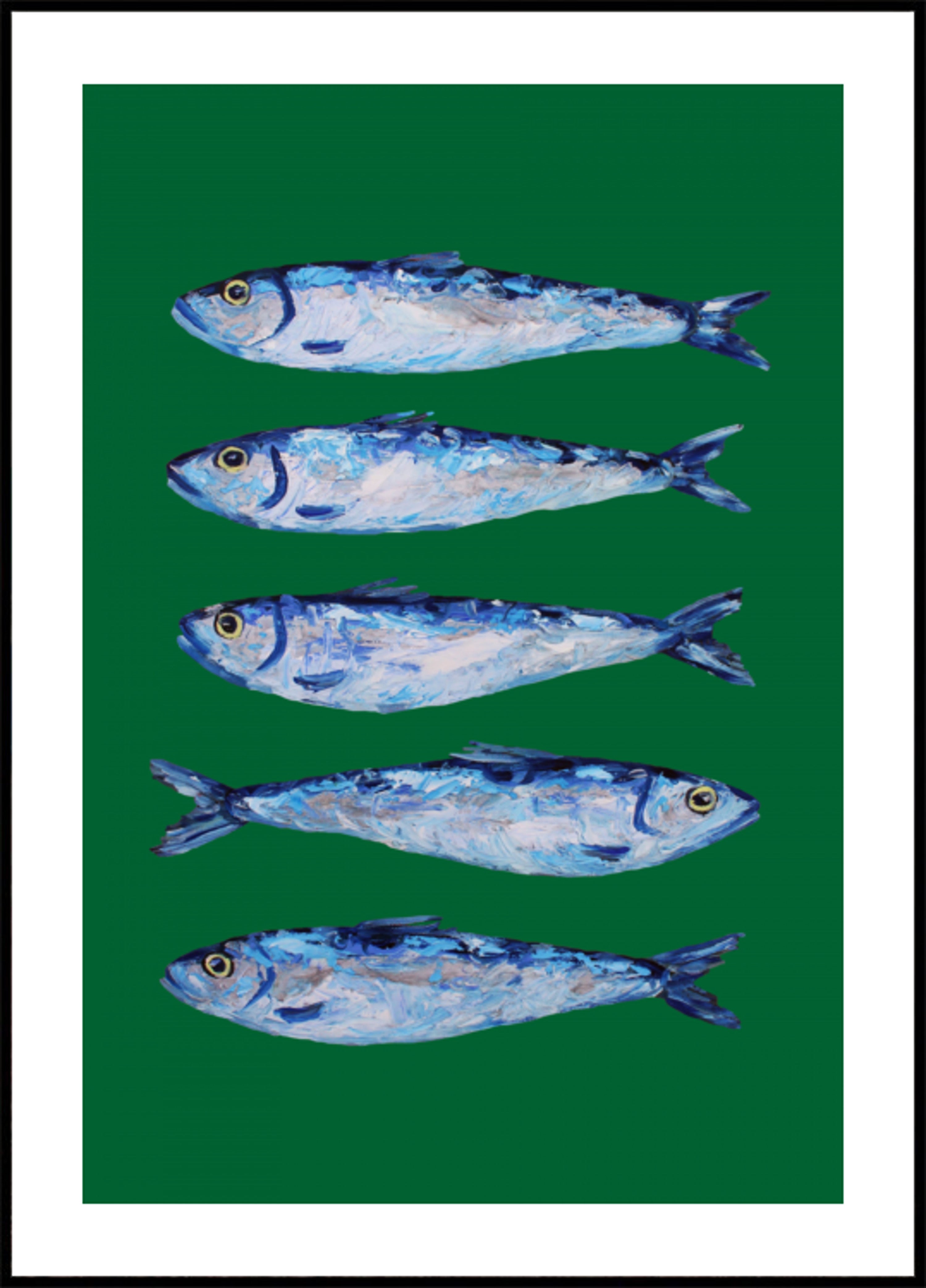 Five Painted Sardines