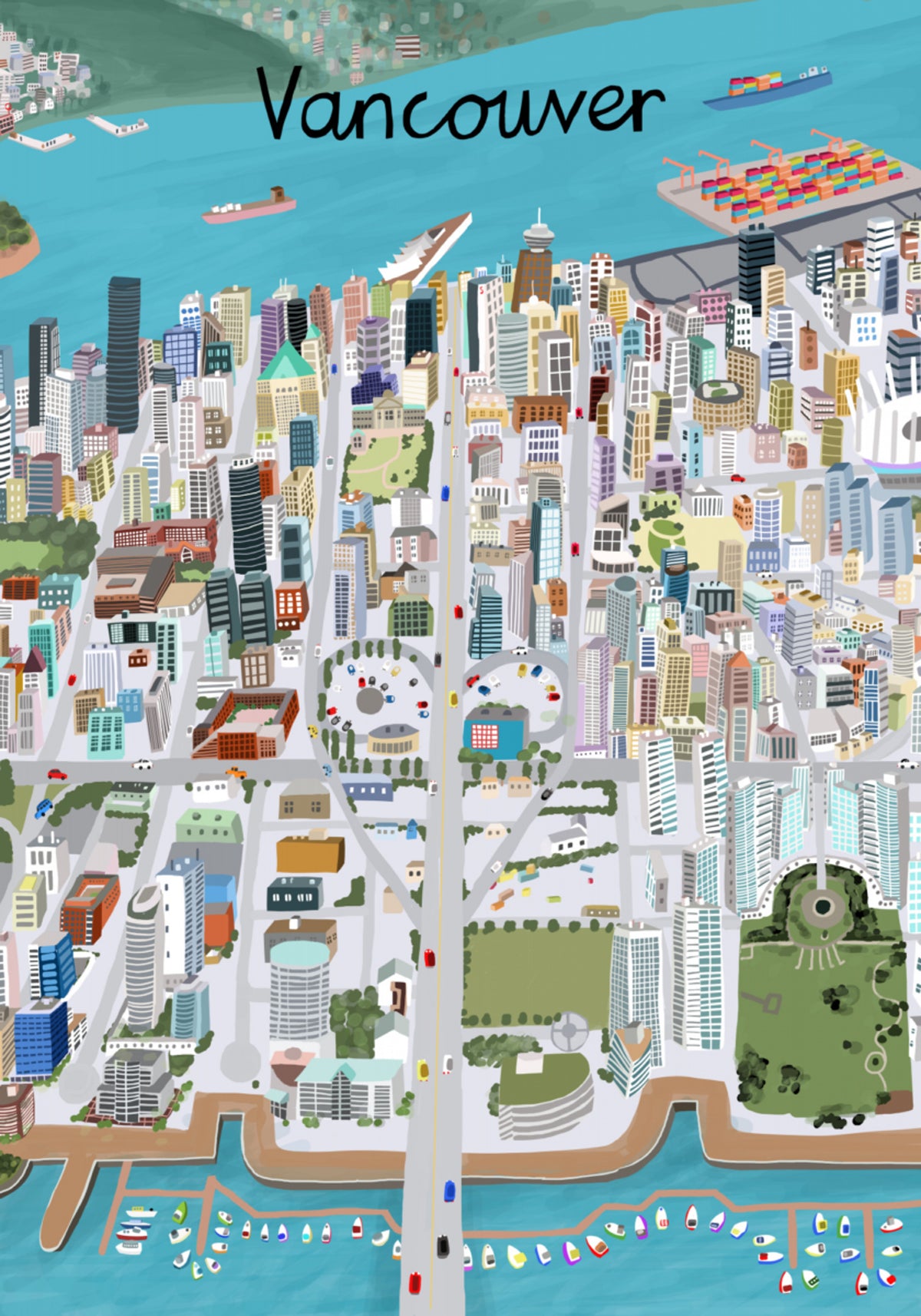 Vibrant Vancouver City