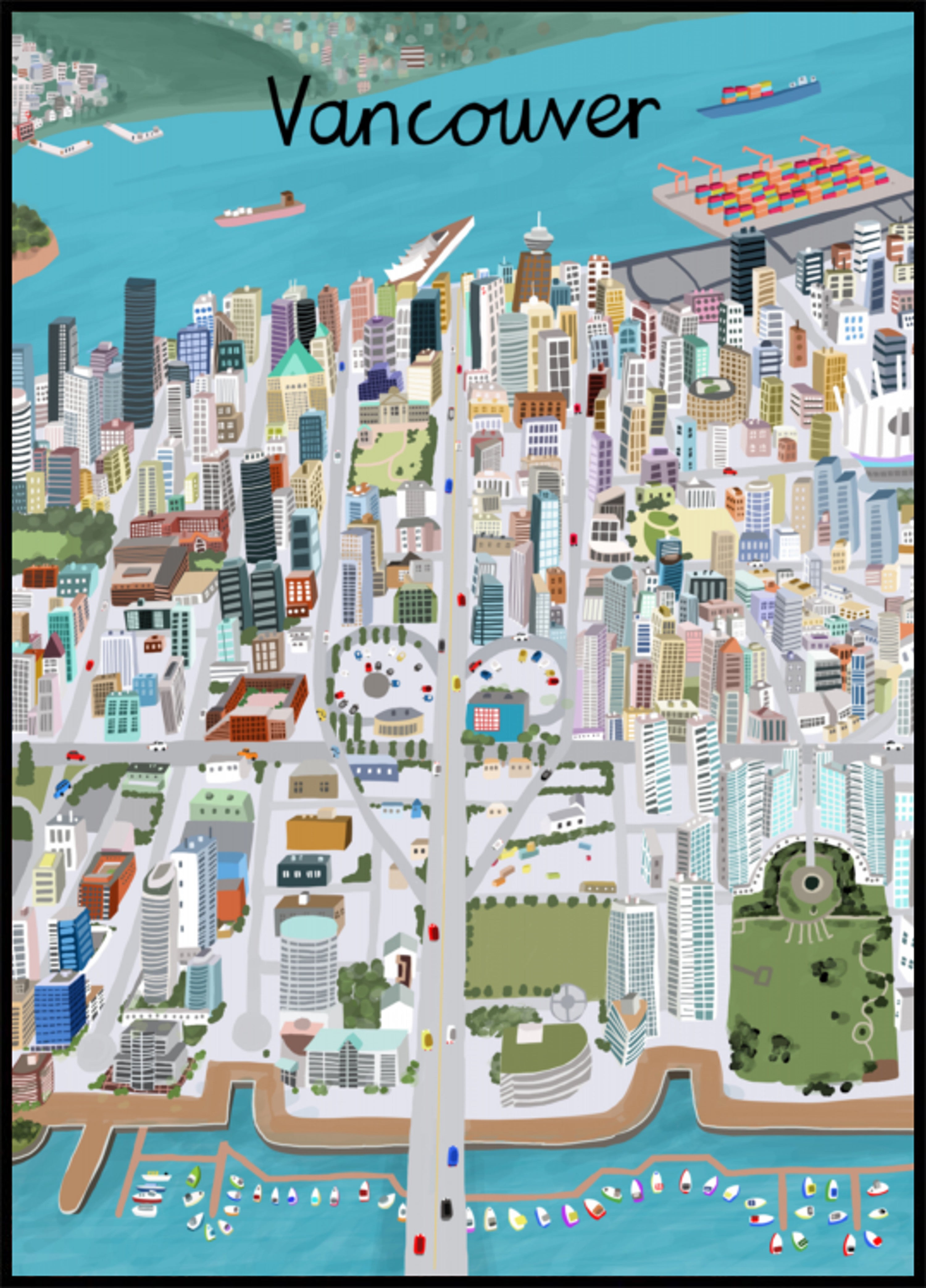 Vibrant Vancouver City