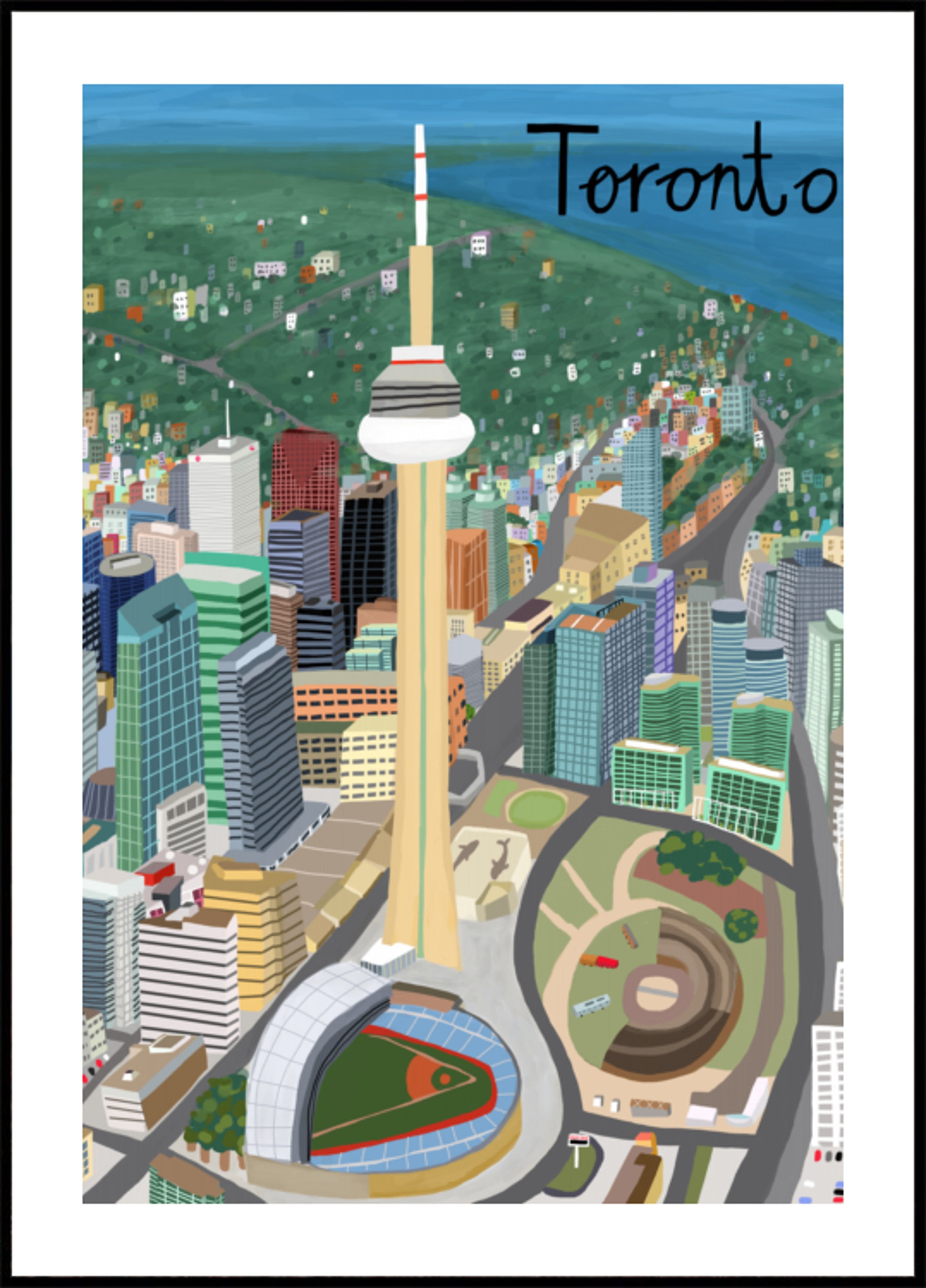 Vibrant Toronto Skyline