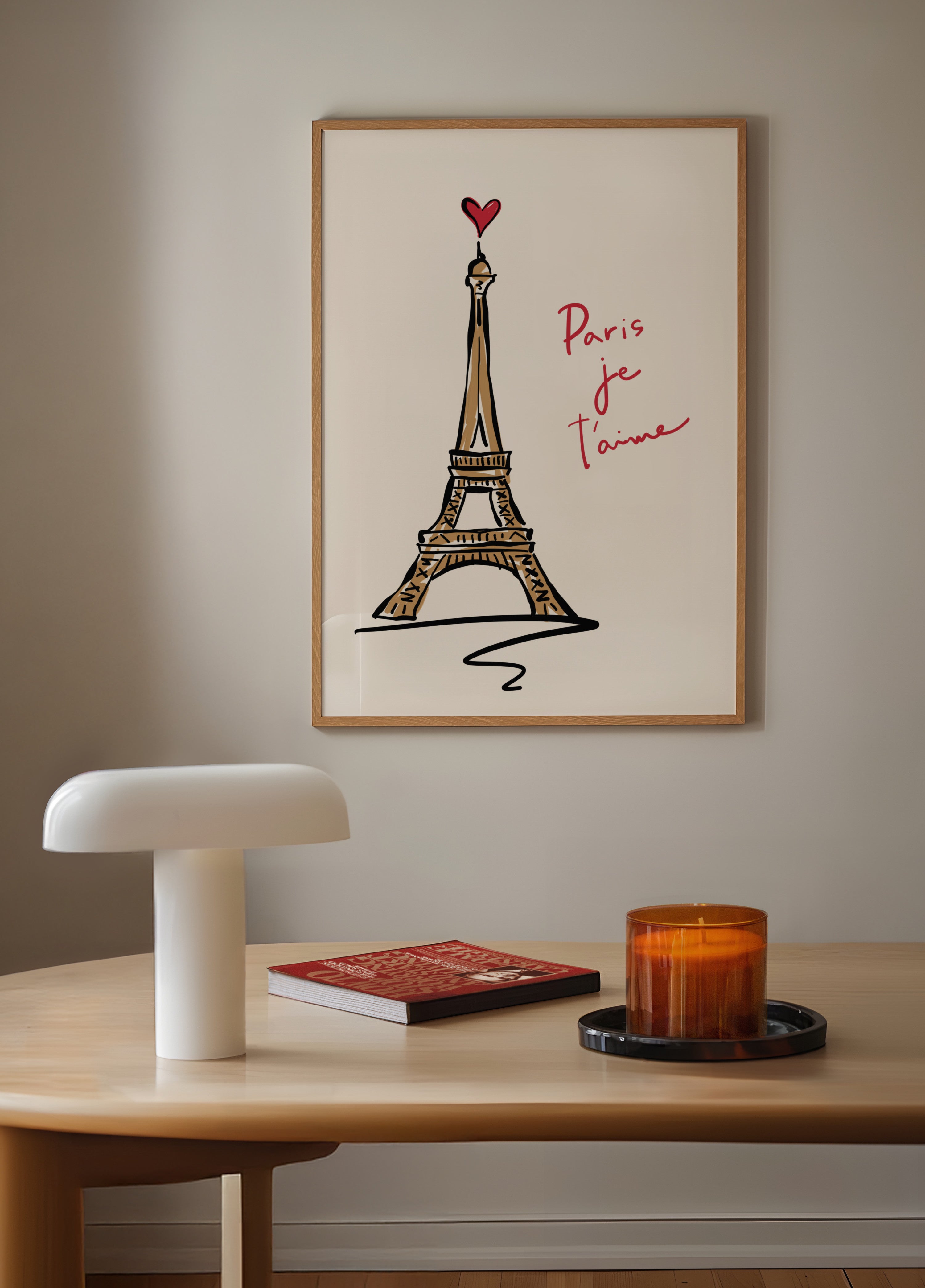 Eiffel Tower Love Sketch