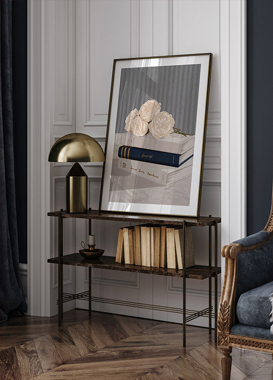 Soft Roses and Books