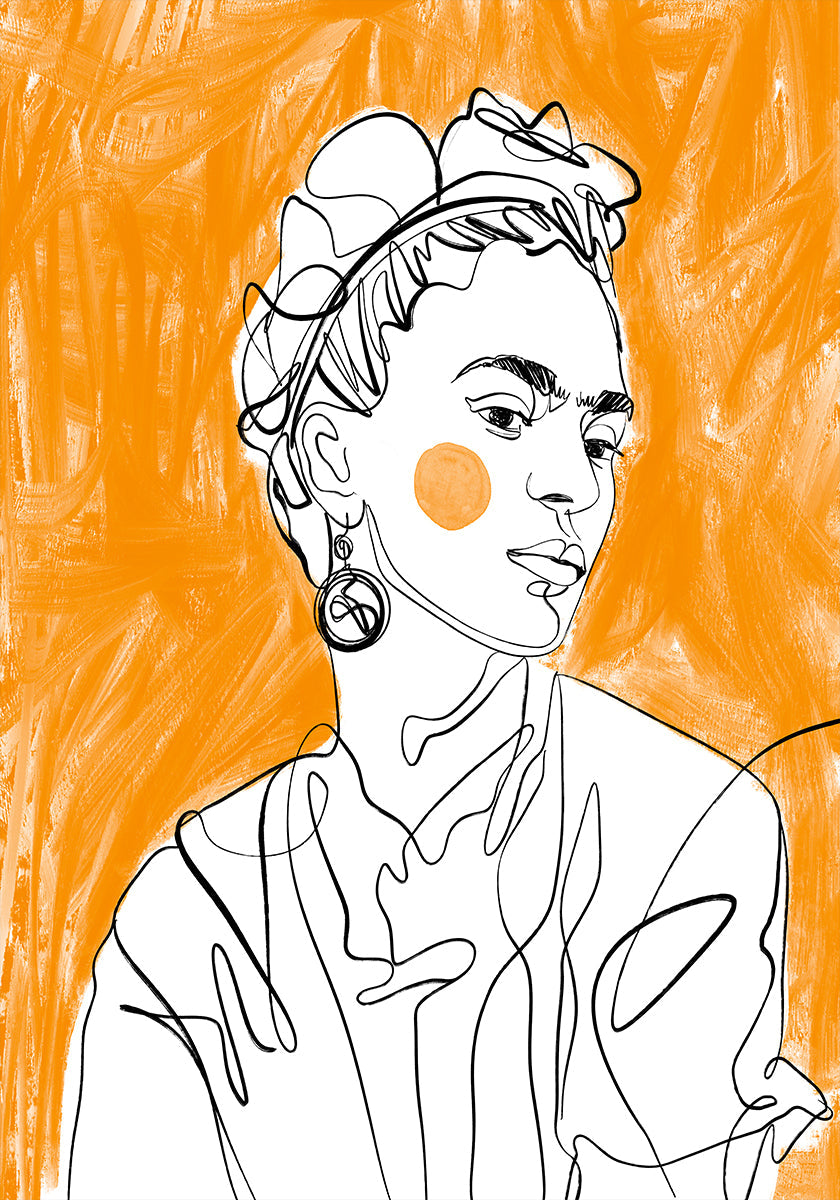 Muse in Orange Plakat