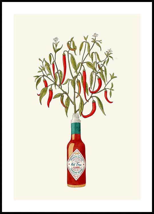 Chili Pepper Plant Plakat