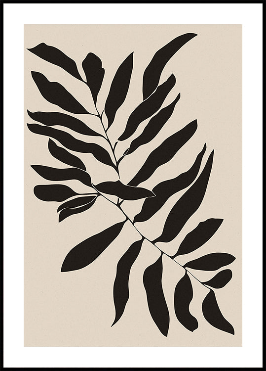 Leafs on twig Plakat