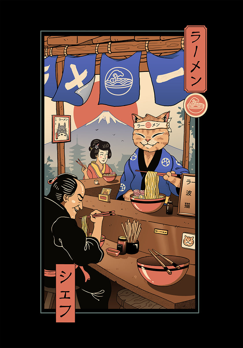 Ramen Meowster Plakat