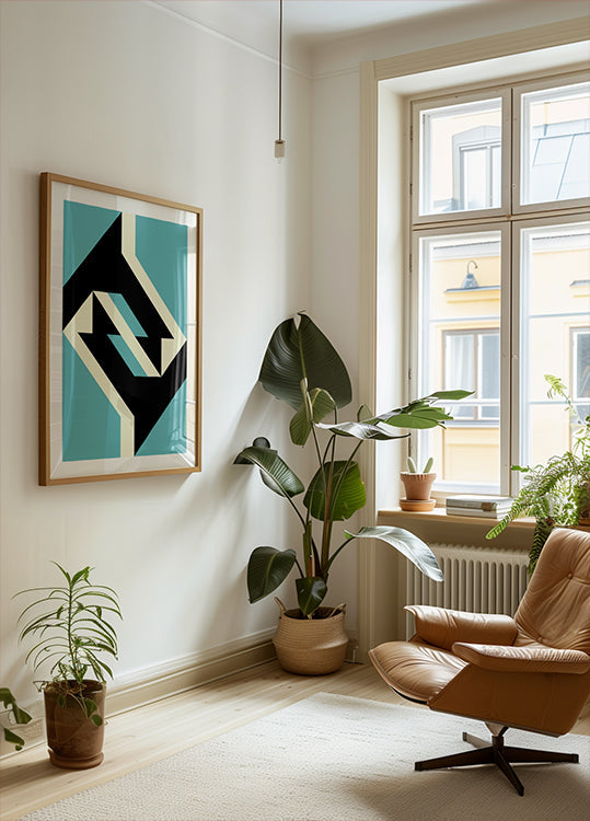 Geometric Illusion Plakat
